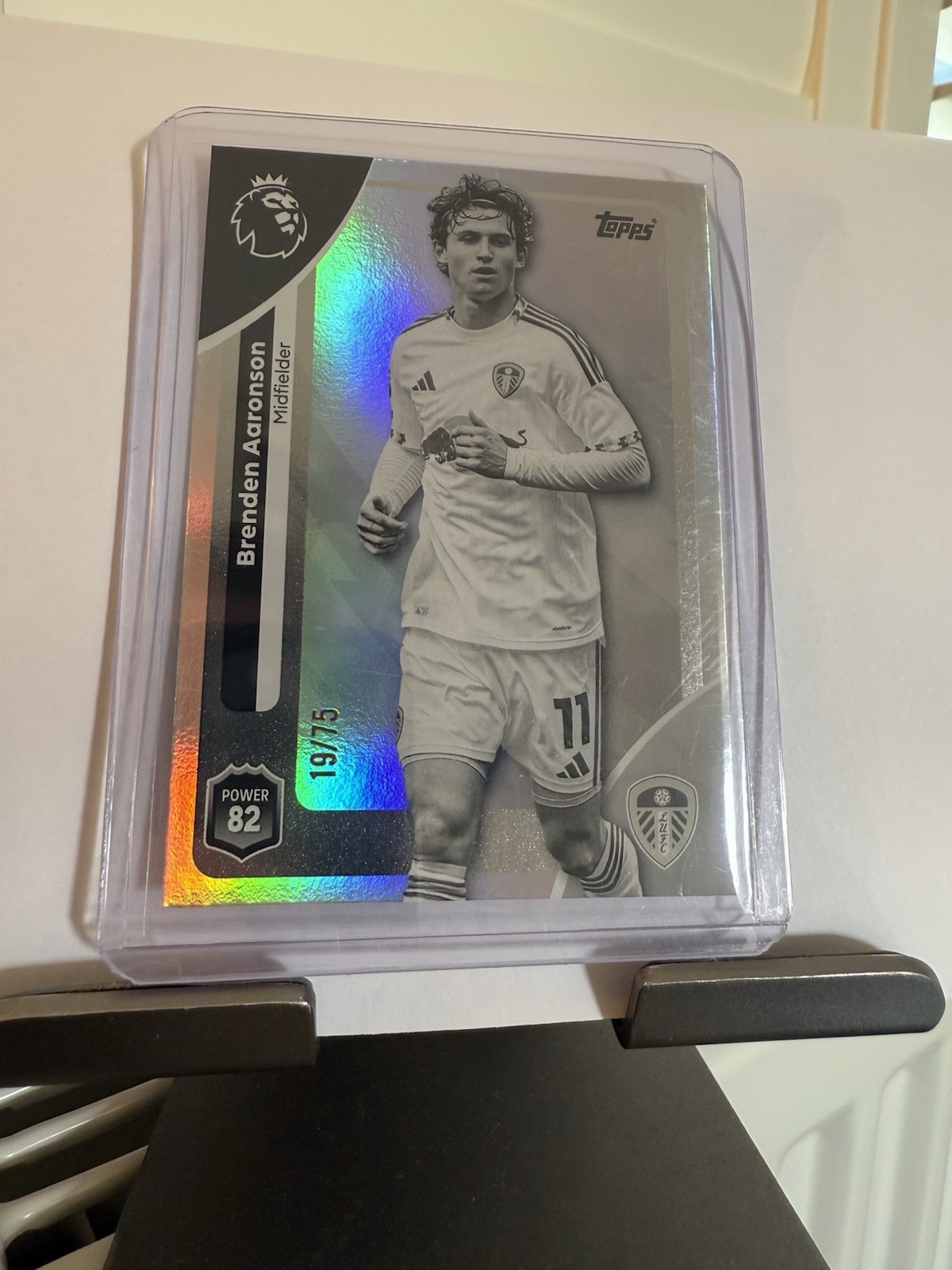 Topps 2026 Premier League Card Brenden Aaronson, Leeds United, Parallel, 19/75 for sale on Ebay