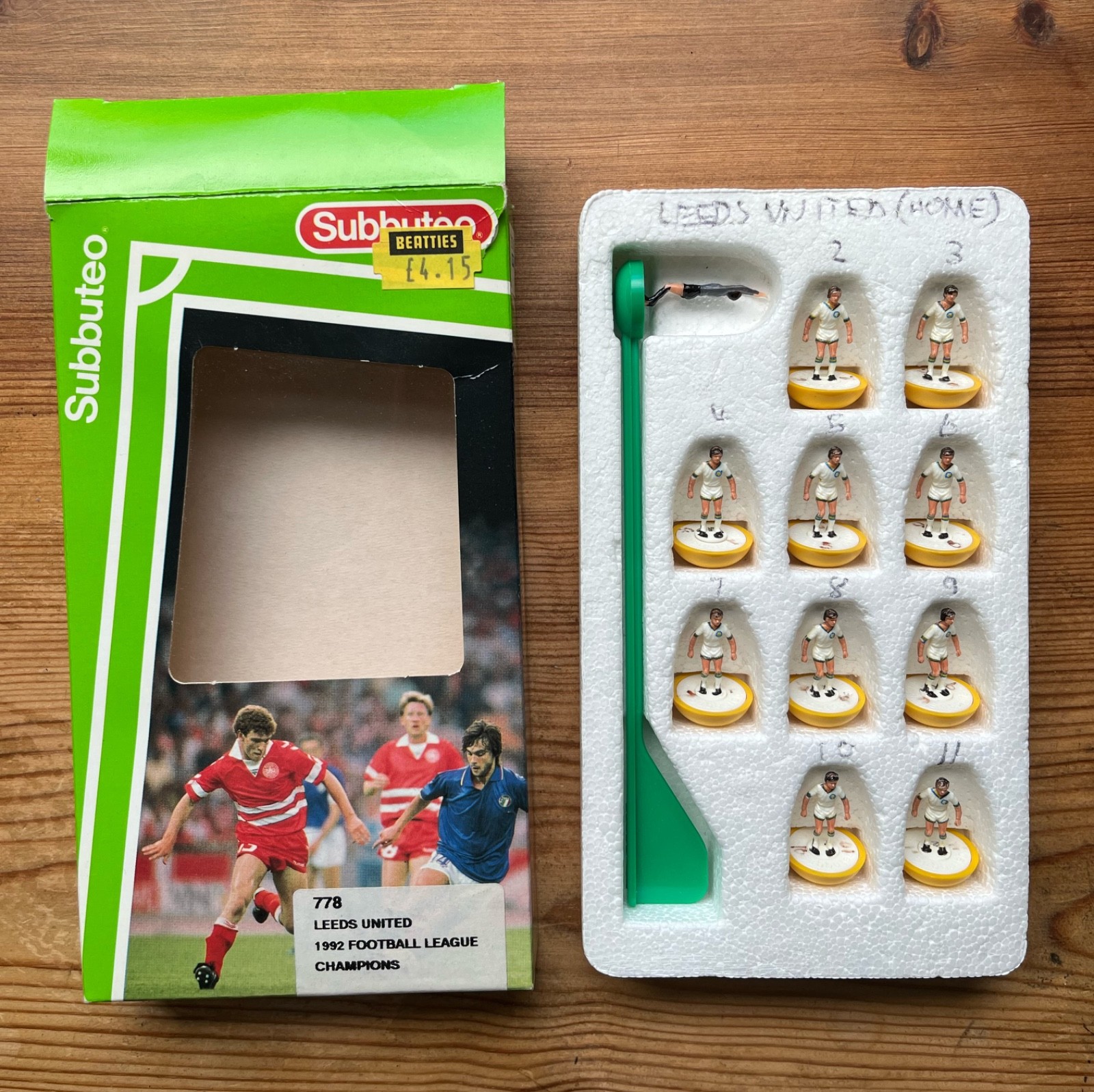 SUBBUTEO Leeds United 778 1992-93 Admiral kit - LW Lightweight vintage boxed for sale on Ebay