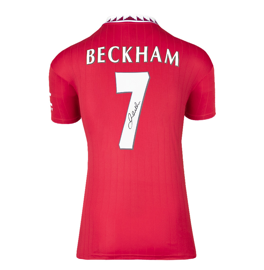 David Beckham Signed Manchester United 2022-23 Home Shirt COA for sale on Ebay