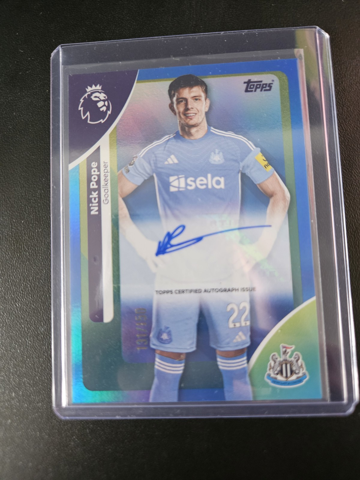 Topps Premier League 2026 Newcastle Nick Pope Auto - Numbered /150 for sale on Ebay