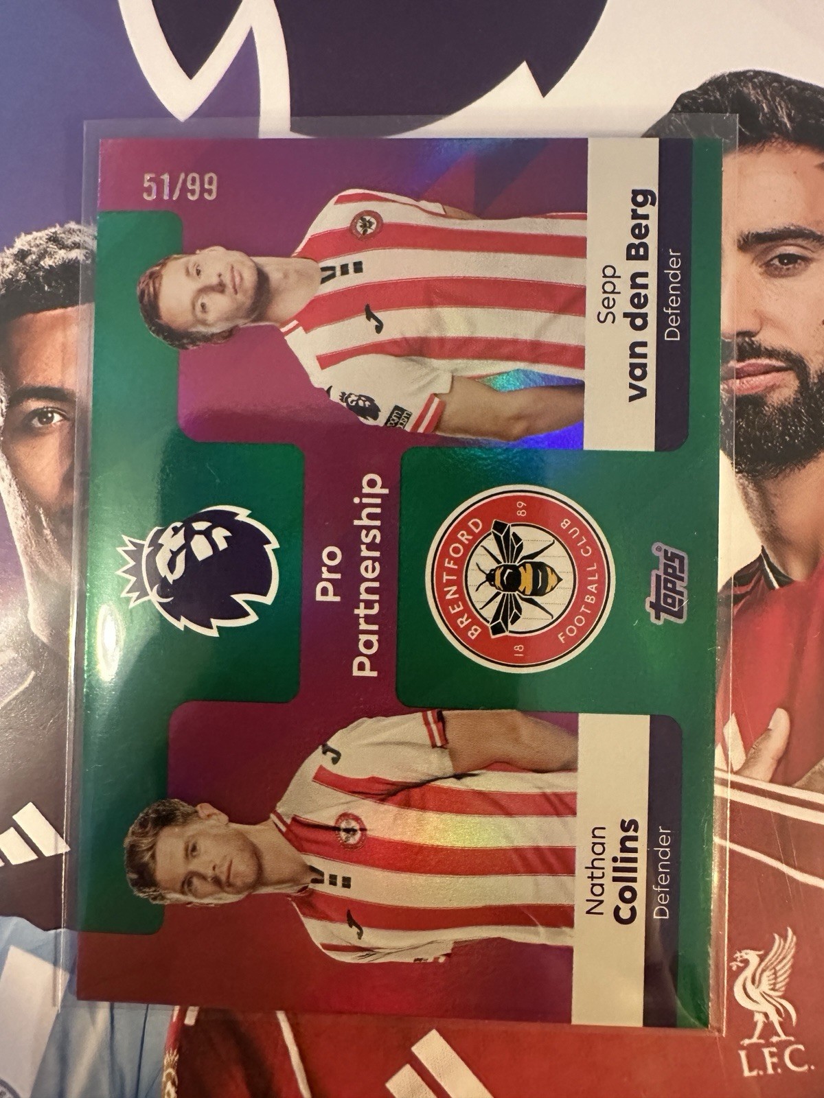 2026 Topps Premier League Collin’s And Van Den Berg Brentford Pro Partnership/99 for sale on Ebay
