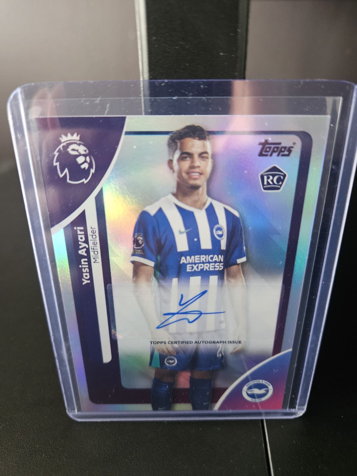YASIN AYARI RC ROOKIE AUTO Topps Premier League 26 AC-YA Brighton 2025-2026 for sale on Ebay
