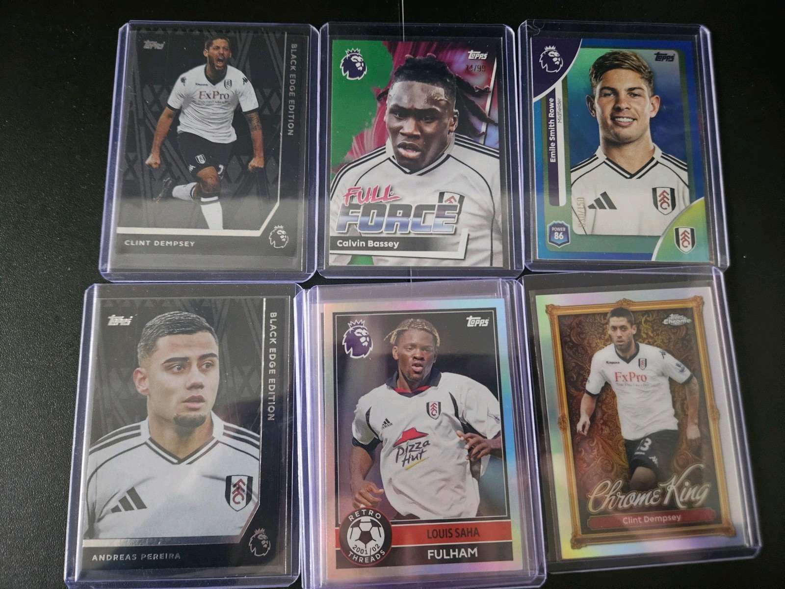 Topps Premier League 2025/26 Fulham Numbered Bundle Including Black Edge AND /99 for sale on Ebay