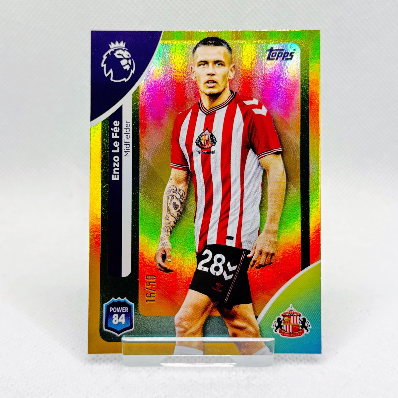 2026 Topps Premier League Enzo Le Fée Gold Foil Parallel Card /50 - Sunderland for sale on Ebay