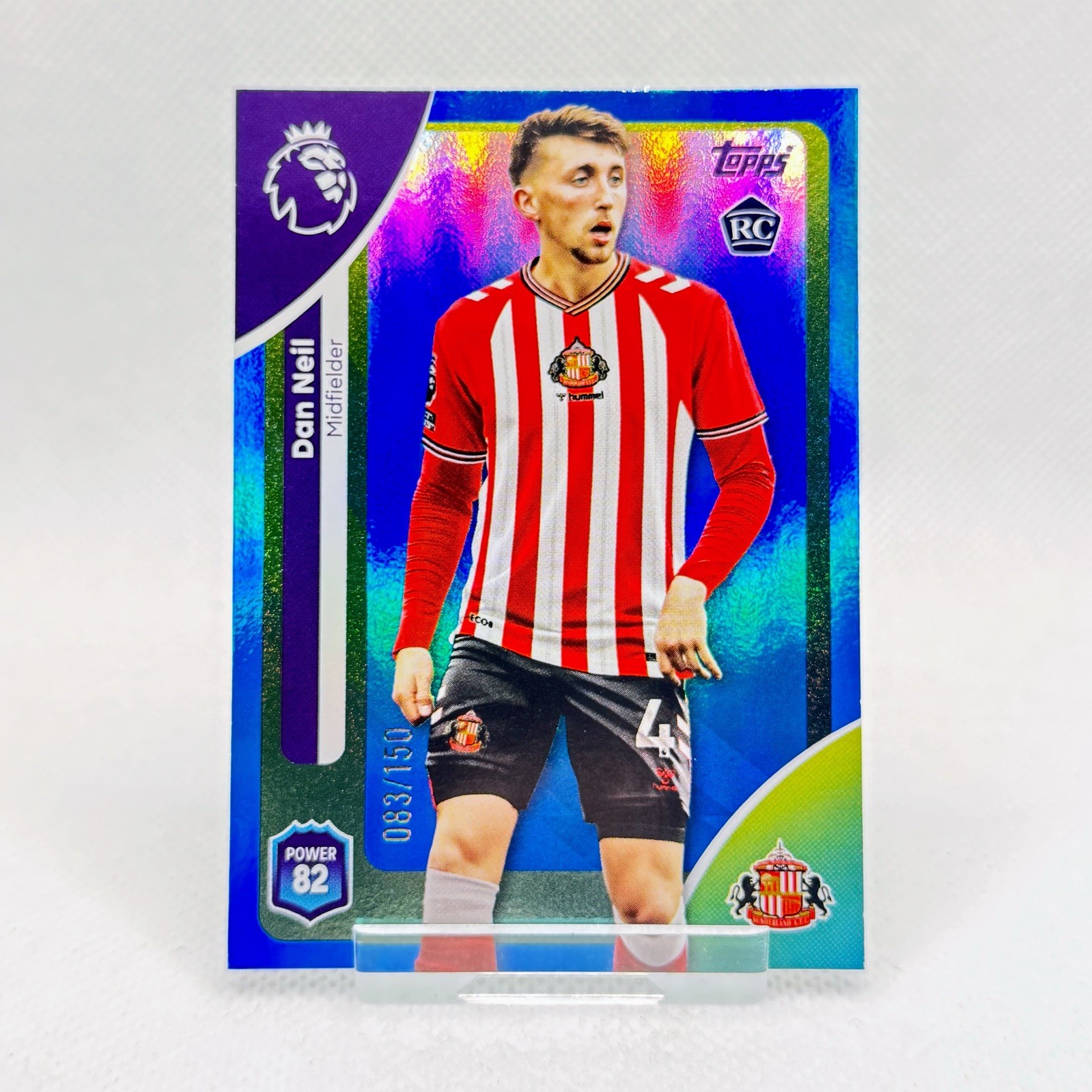 2026 Topps Premier League Dan Neil RC Rookie Blue Foil Parallel /150 Sunderland for sale on Ebay