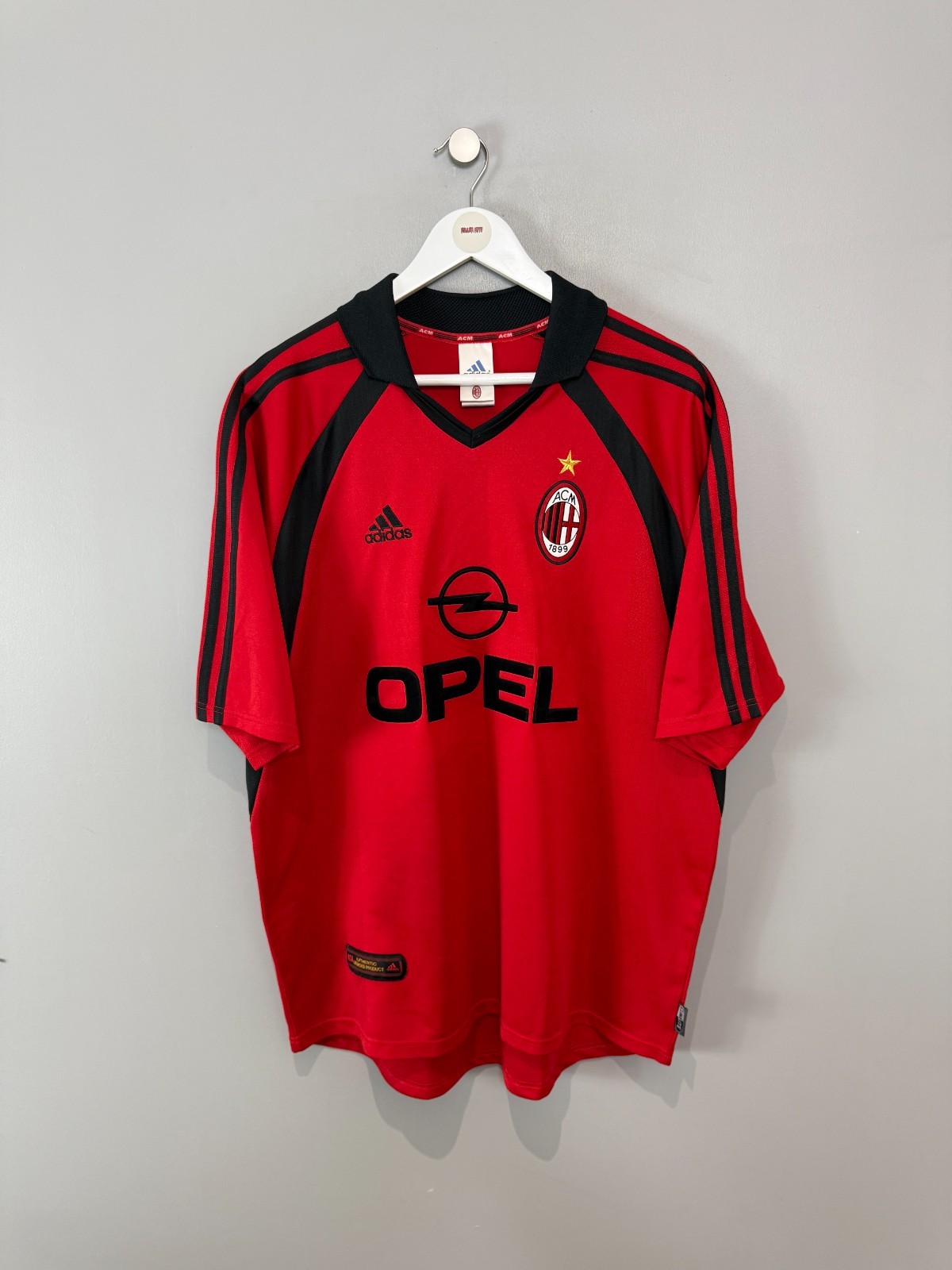 AC MILAN 2001/02 THIRD SHIRT (size XL)  ADIDAS ORIGINAL VINTAGE FOOTBALL SHIRT for sale on Ebay