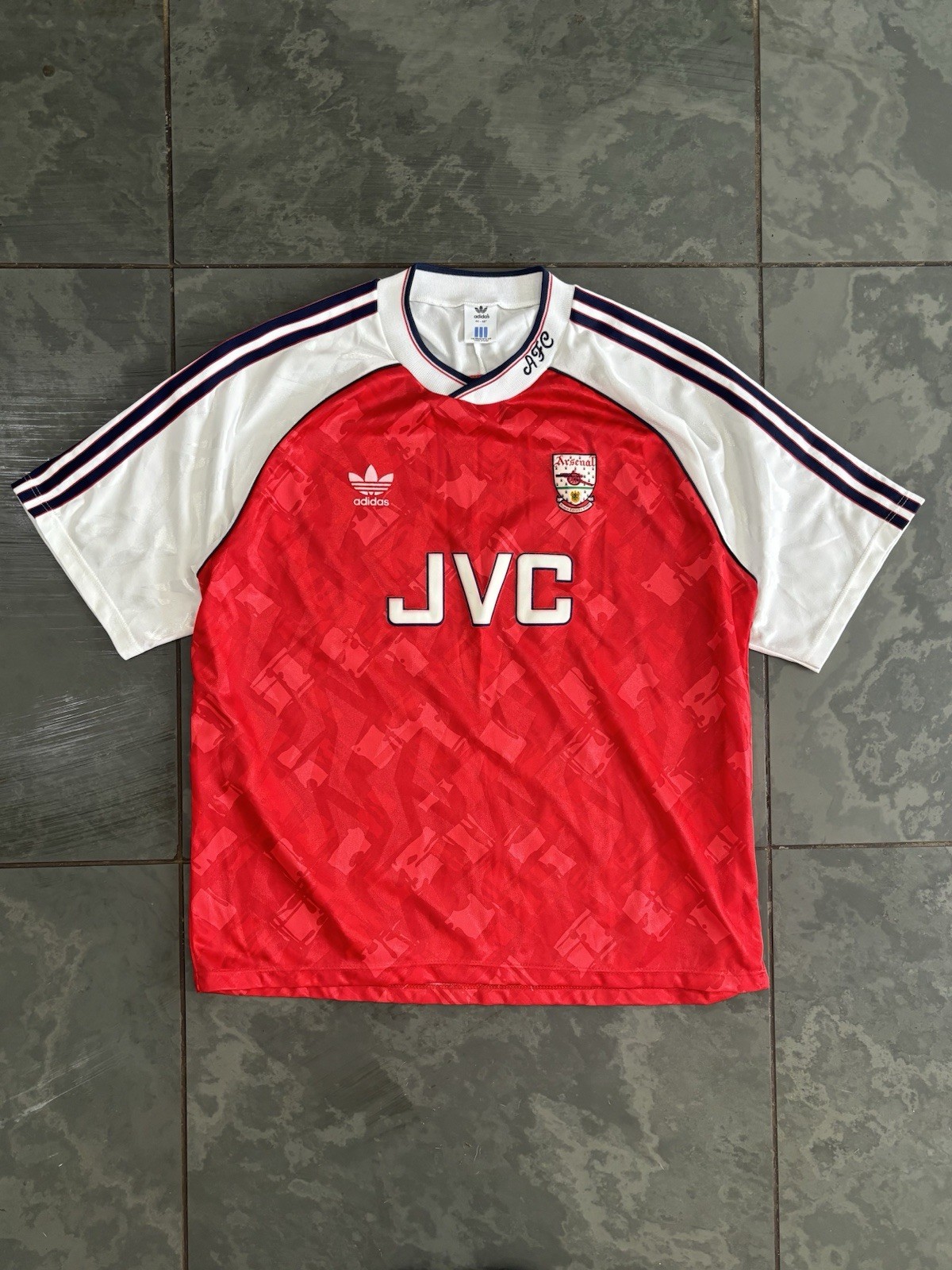 Vintage Official Adidas Arsenal Home Football Shirt 1990/1992 Men’s XL 44”-46” for sale on Ebay