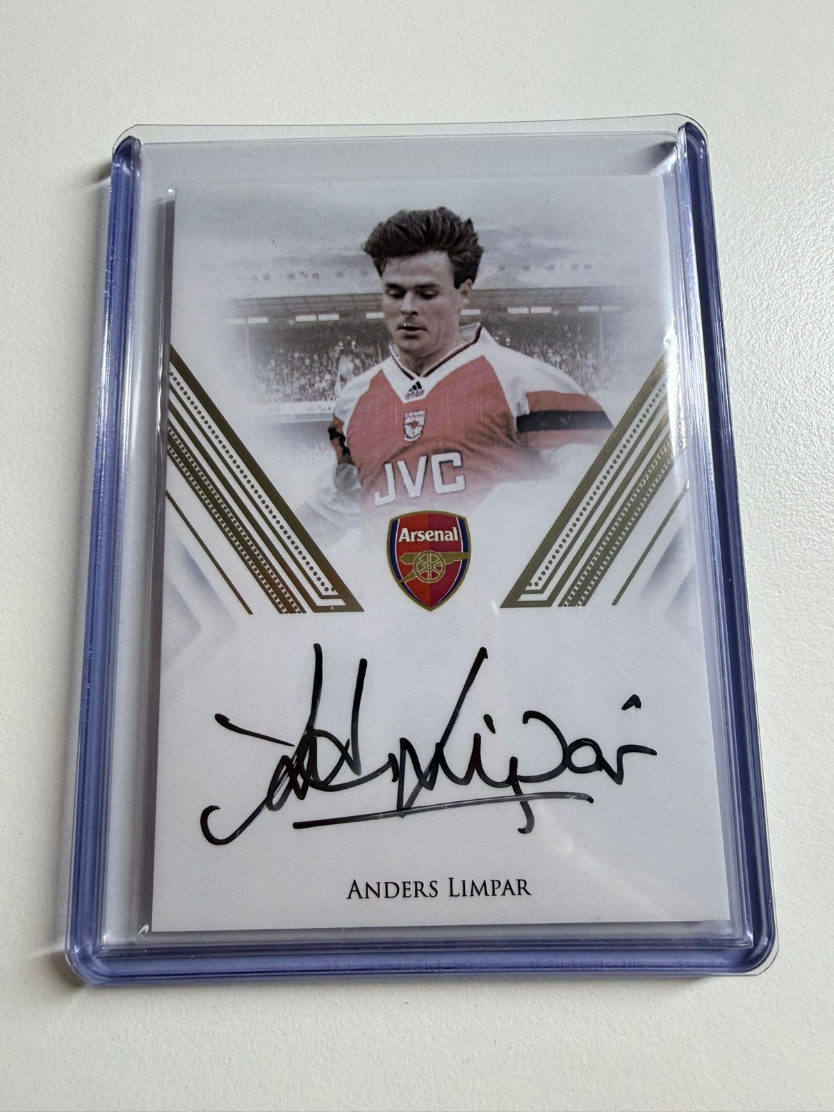 2025 Futera FC Arsenal - ANDERS LIMPAR 06/06 - Auto - APGA05 for sale on Ebay