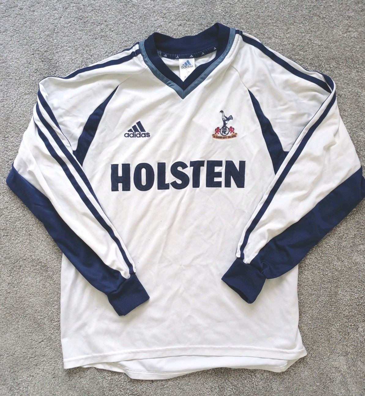 Tottenham Spurs Shirt Authentic Adidas Long Sleeves Excellent Condition Medium  for sale on Ebay