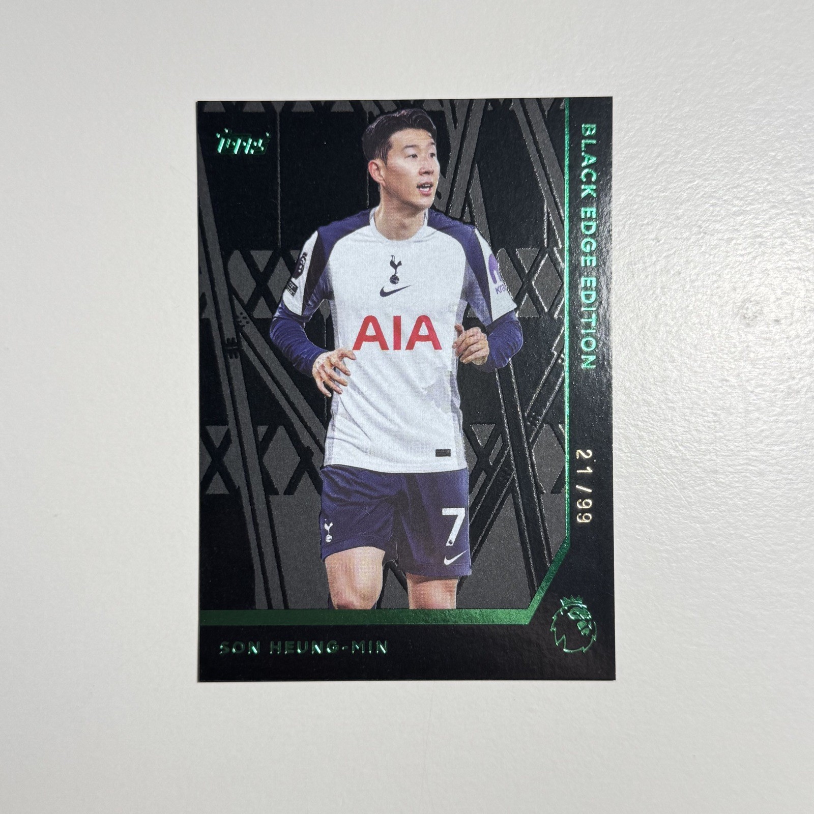 2026 Topps Premier League Son Heung-Min Black Edge Numbered /99 - Tottenham for sale on Ebay