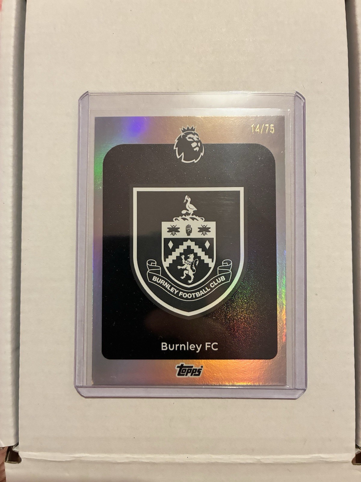 Topps Premier League 2026 - Burnley Badge /75 for sale on Ebay