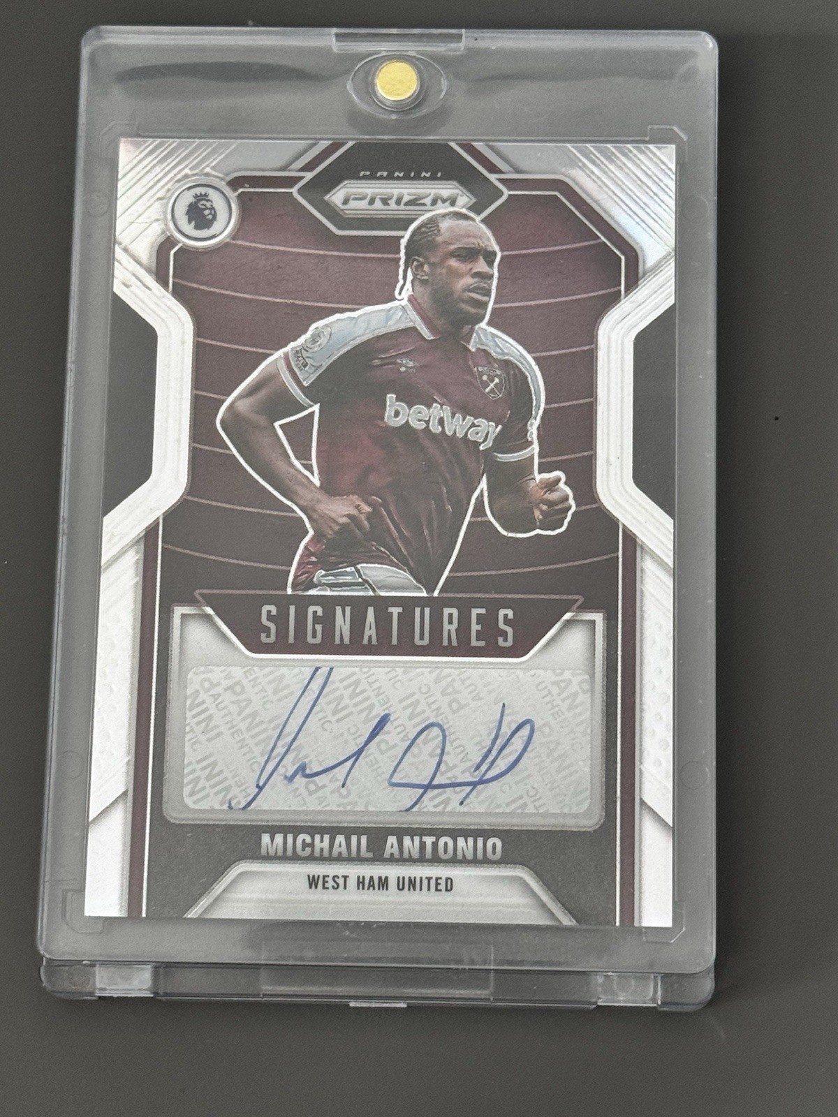 2021-22 Panini Prizm Premier League Michail Antonio /99 Auto West Ham for sale on Ebay