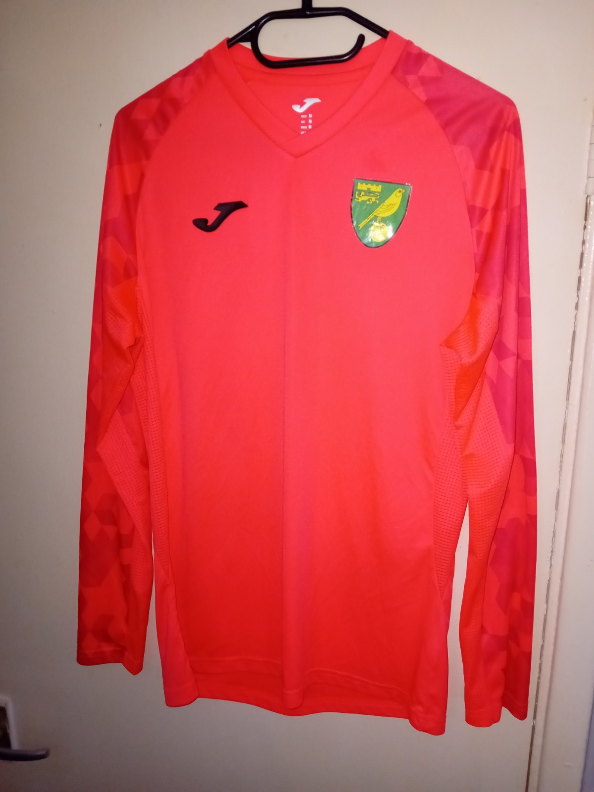 Joma Norwich City FC Long Sleeved Training Shirt Size Medium *BNWOT* for sale on Ebay