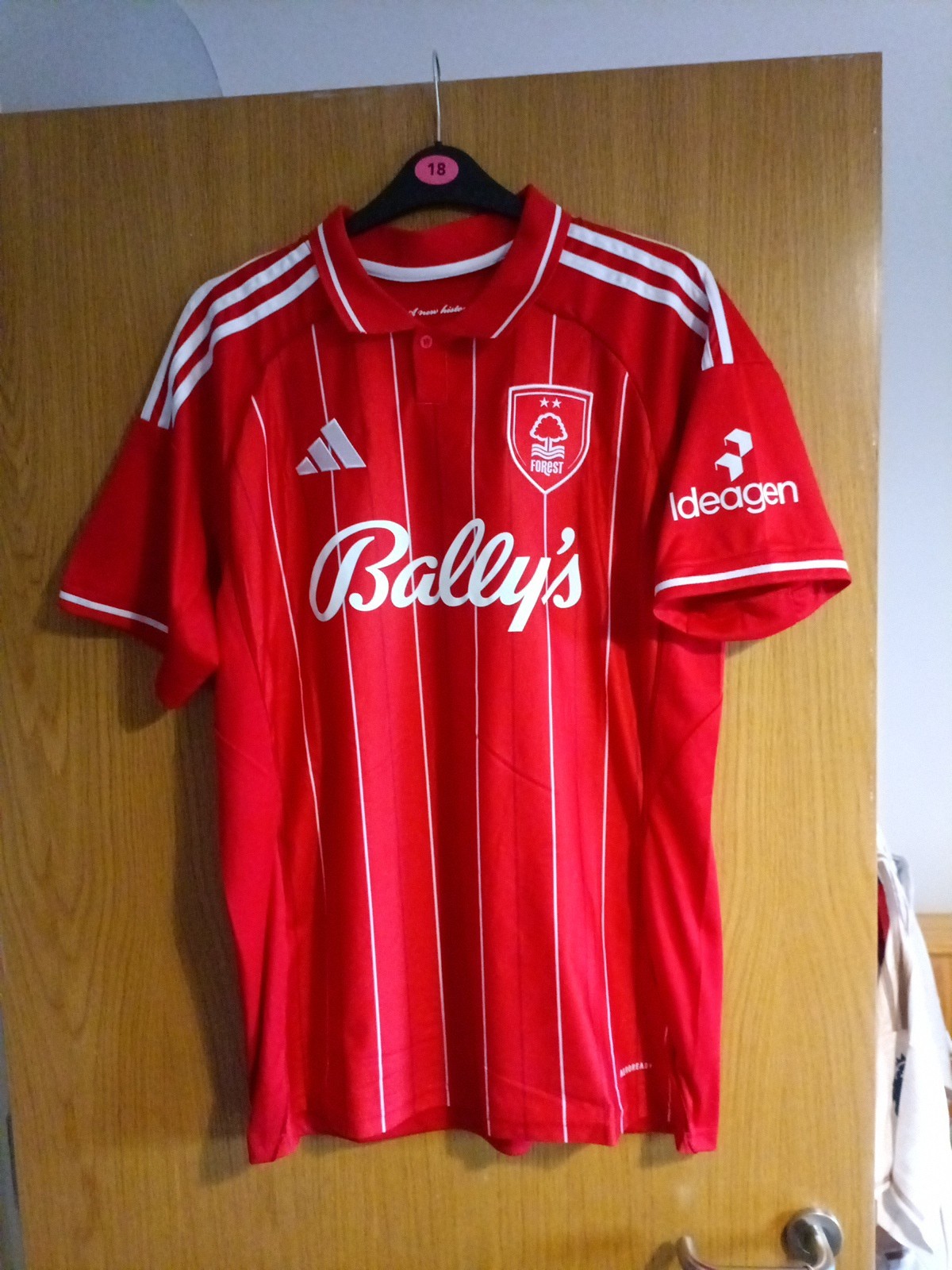 Nottingham Forest Replica Home Shirt 25/26 Size XXL Adidas Excellent condition  for sale on Ebay