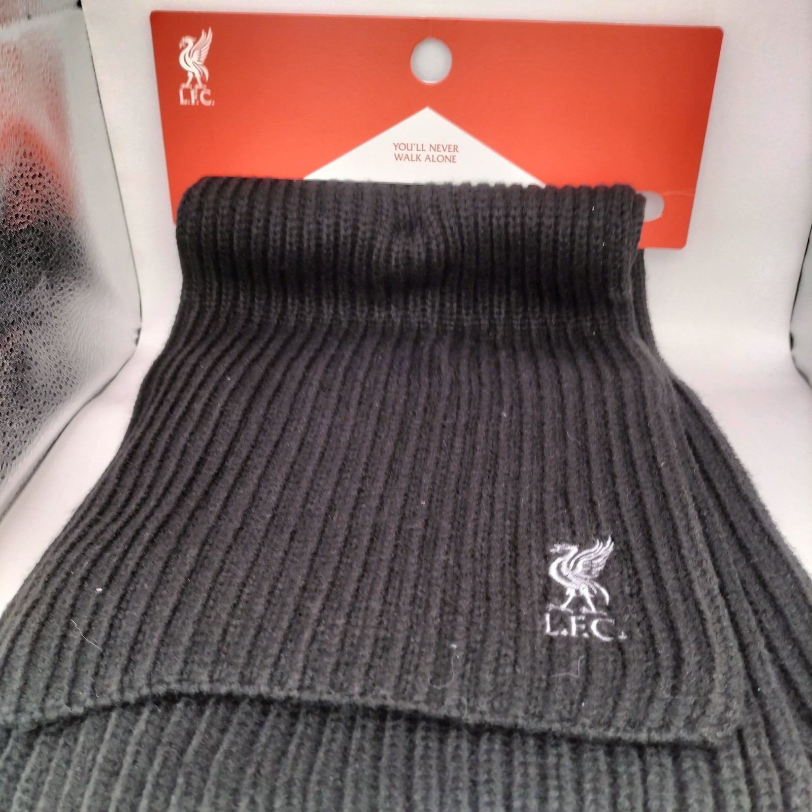 LFC - Black Official One Size Rib  Scarf for sale on Ebay