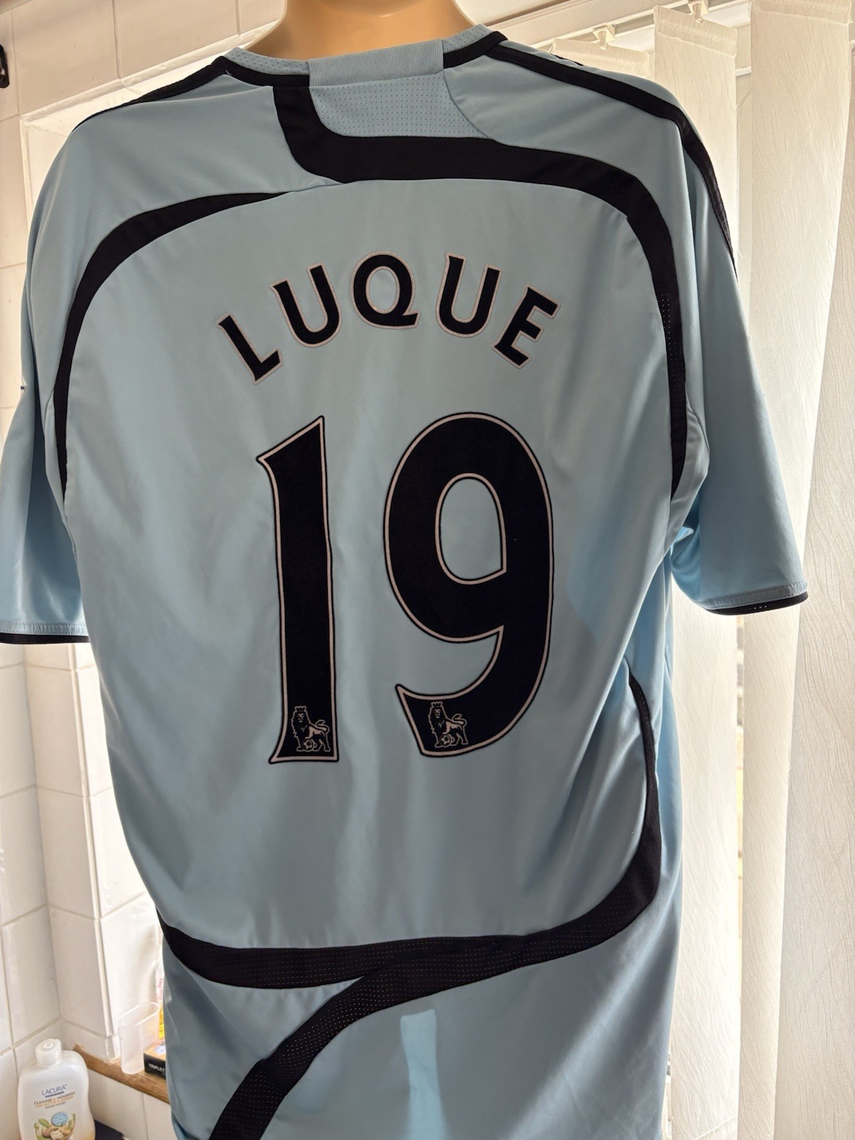 Newcastle United Match Worn Shirt  2007/08 for sale on Ebay
