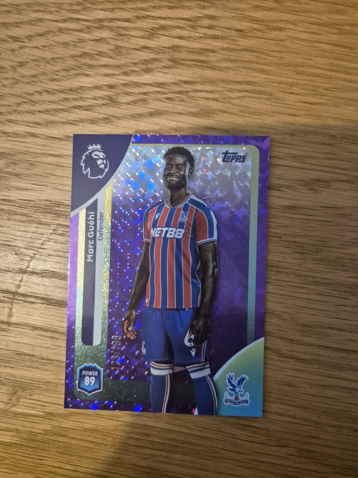 Topps Premier League 2026 Marc Guehi Crystal Palace Numbered 123/199 Beautiful for sale on Ebay