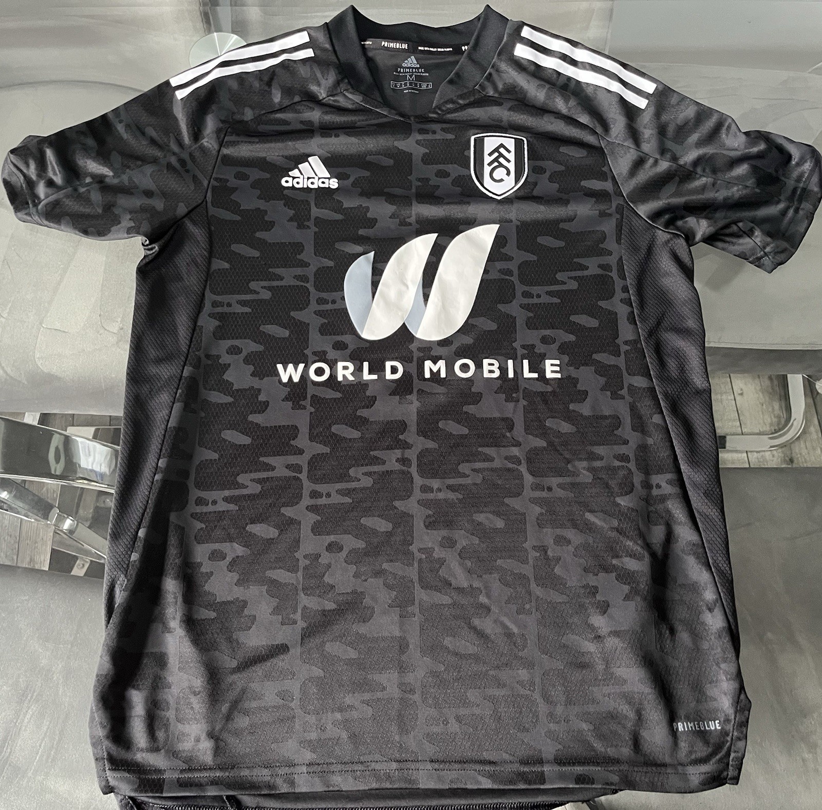 2021-22 Fulham adidas Away football shirt Medium Men’s for sale on Ebay