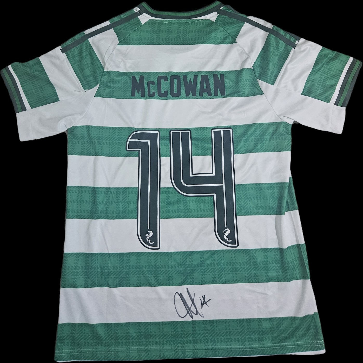 Luke Mccowan Hand Signed Celtic Fc 2025/26 Home Shirt Autograph COA & PROOF for sale on Ebay