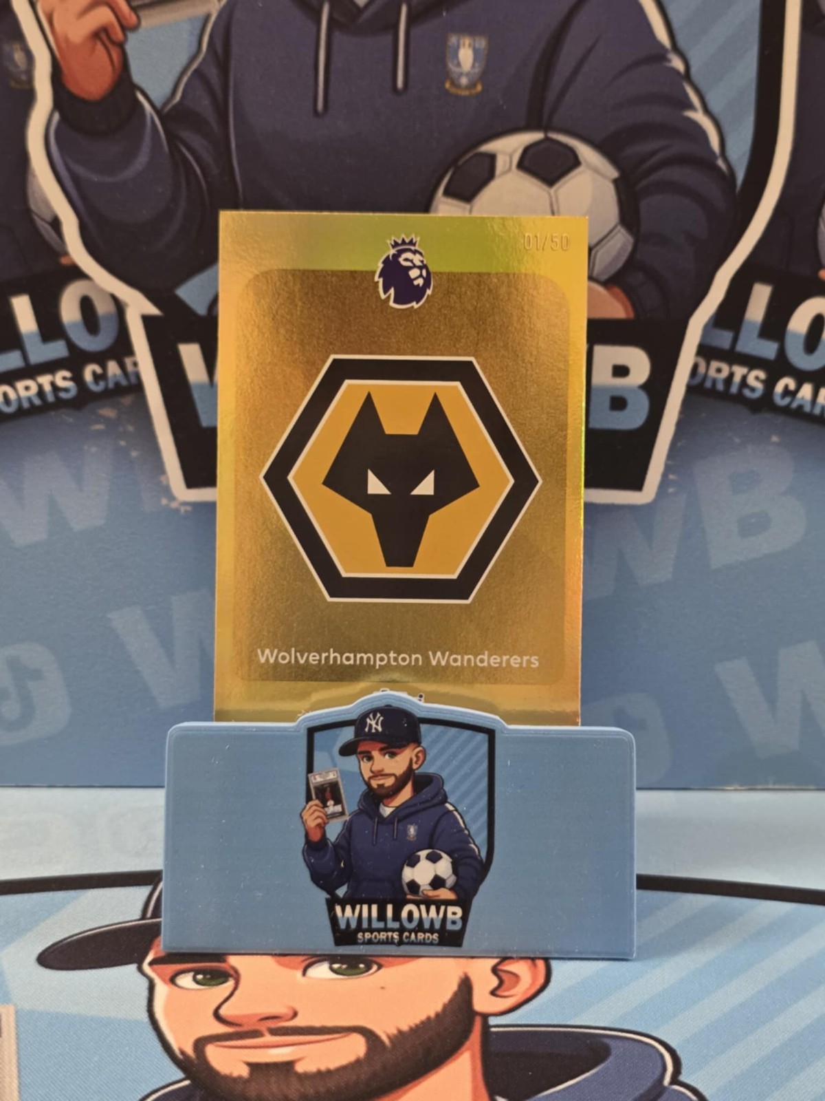 Topps Premier League 2026 Wolves Club Badge /50 for sale on Ebay