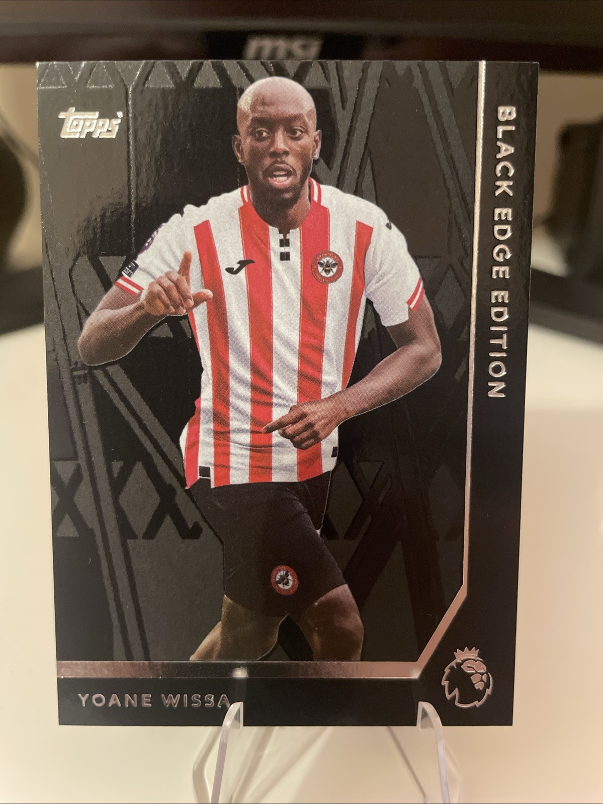 Topps 2025/26 Yoanne Wissa Black Edge Parallel Card Brentford Premier League for sale on Ebay