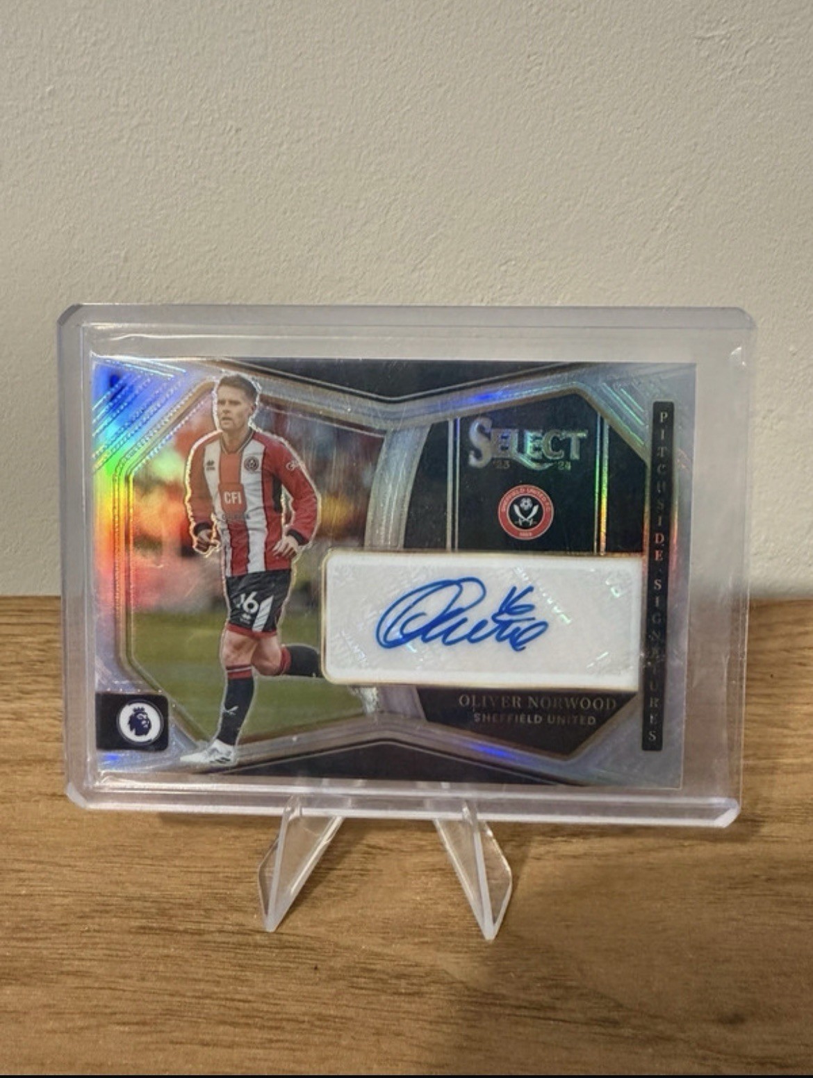 2023/24 Panini Select Premier League Oliver Norwood Auto Sheffield United for sale on Ebay