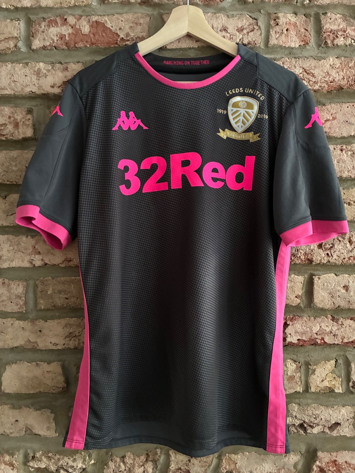 Leeds United 2019/20 Away Centenary Kappa Shirt men XL UK Large for sale on Ebay