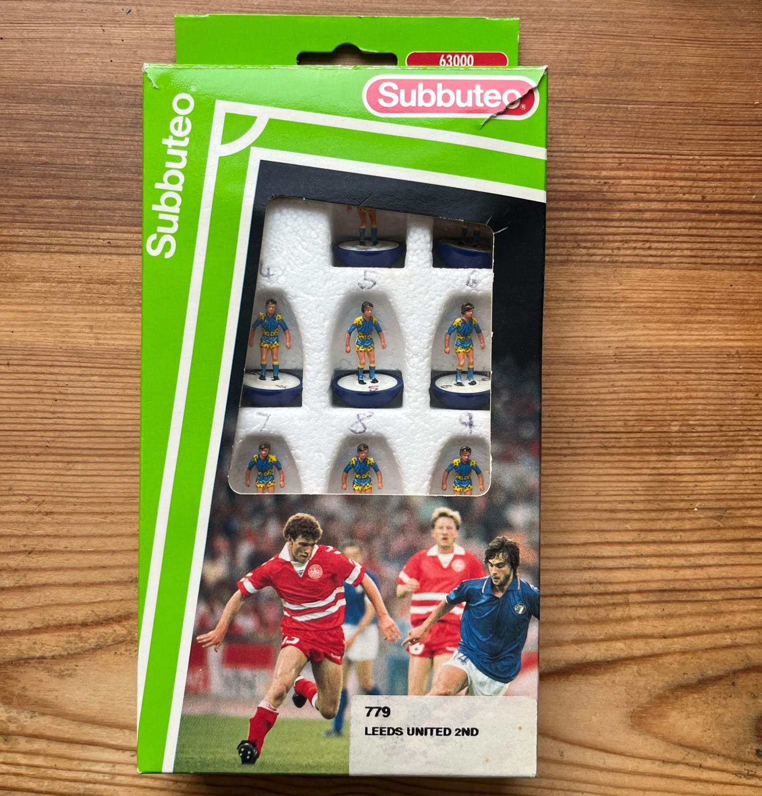 SUBBUTEO Leeds United 779 1992-93 Admiral 2nd kit - LW Lightweight vintage boxed for sale on Ebay