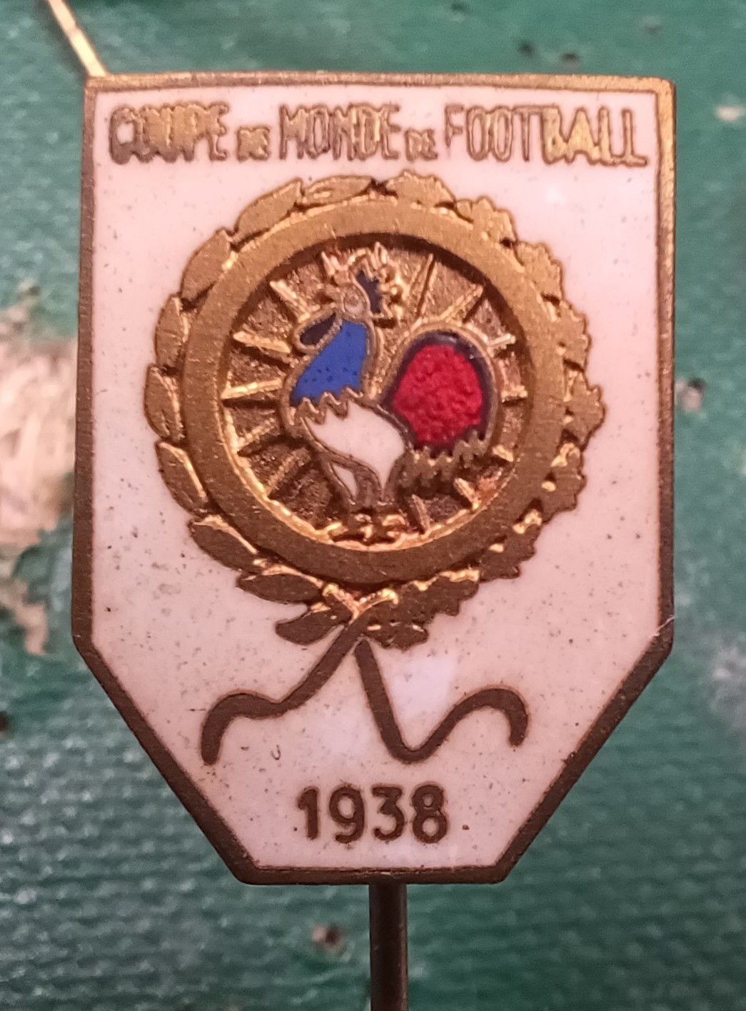 RARE World Cup France 1938 Football Enamel Pin Badge Calcio Distintivo for sale on Ebay