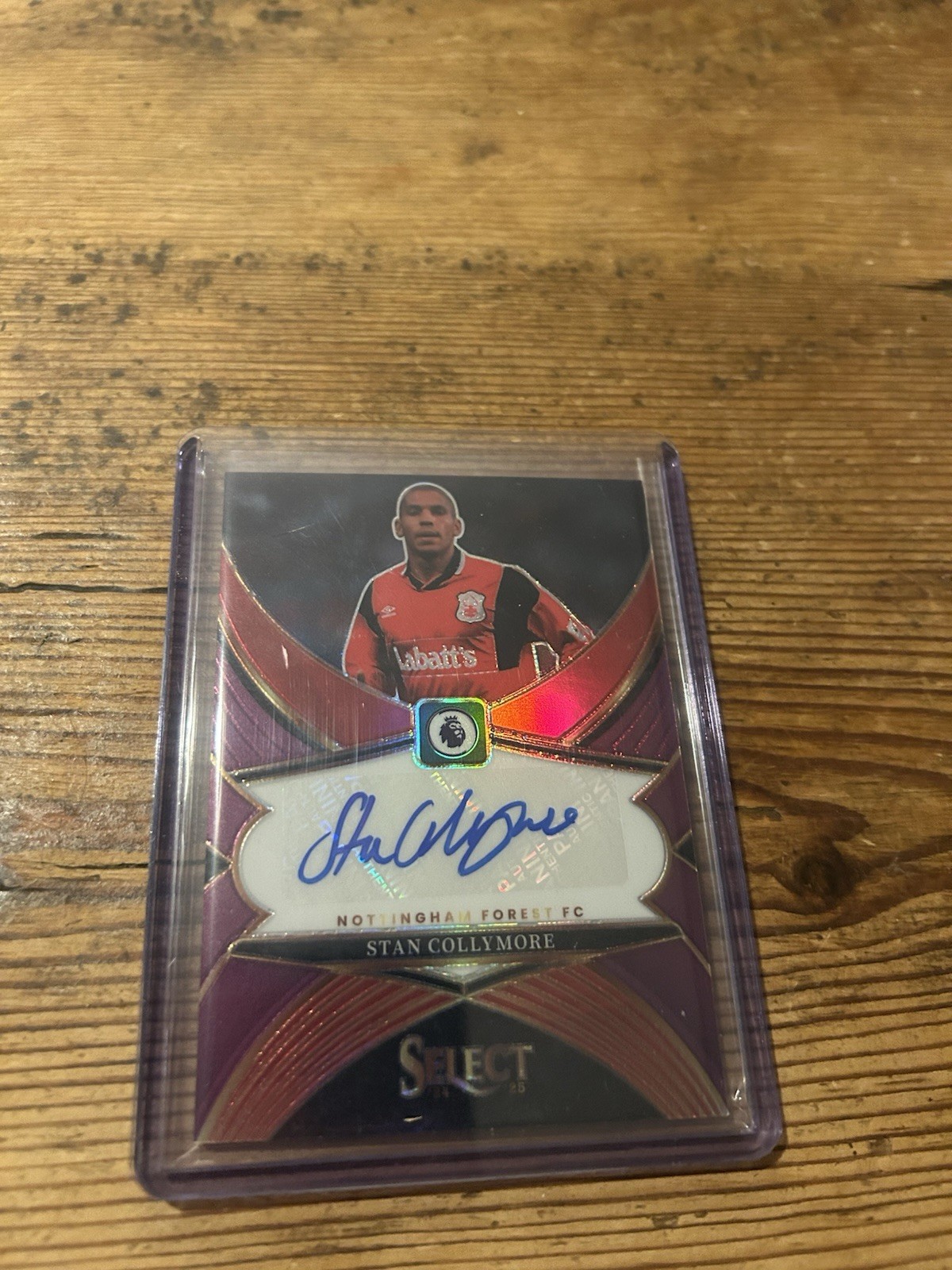 Stan Collymore Panini Select 2024/25 Nottingham Forest Purple Auto /49 for sale on Ebay