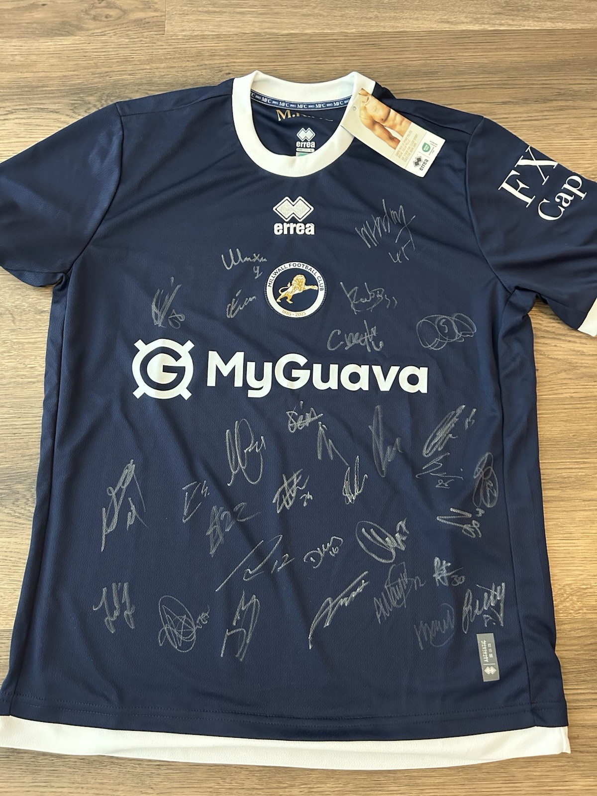 Millwall 2025/26 Signed Home Shirt for sale on Ebay