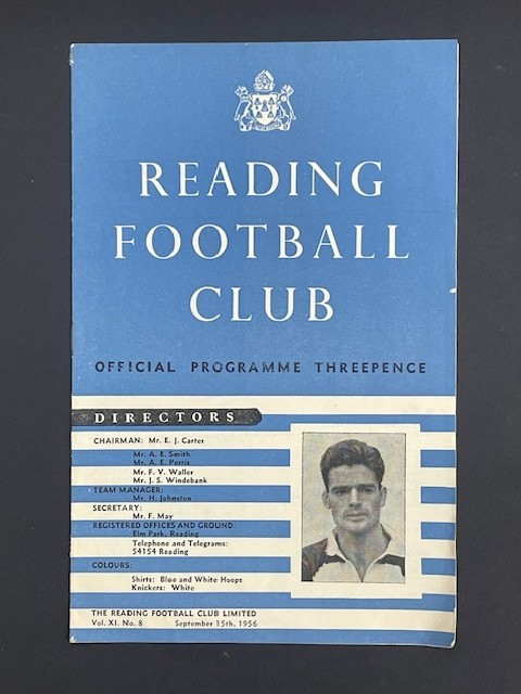 1956/57 READING V COVENTRY CITY 15-09-1956 DIVISION 3 SOUTH for sale on Ebay