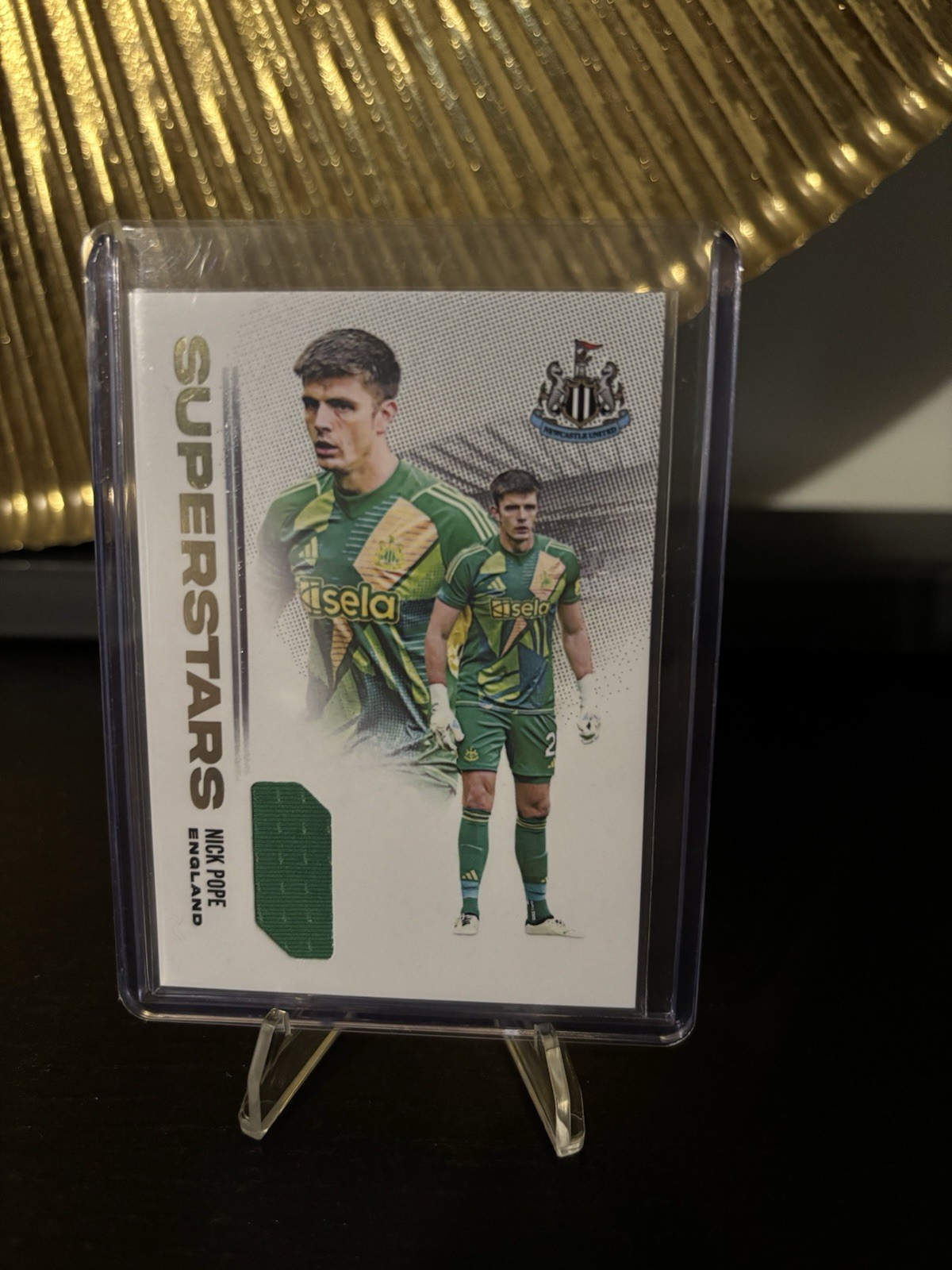 Futera Newcastle United Nick Pope Superstars Match Worn Patch /9 for sale on Ebay