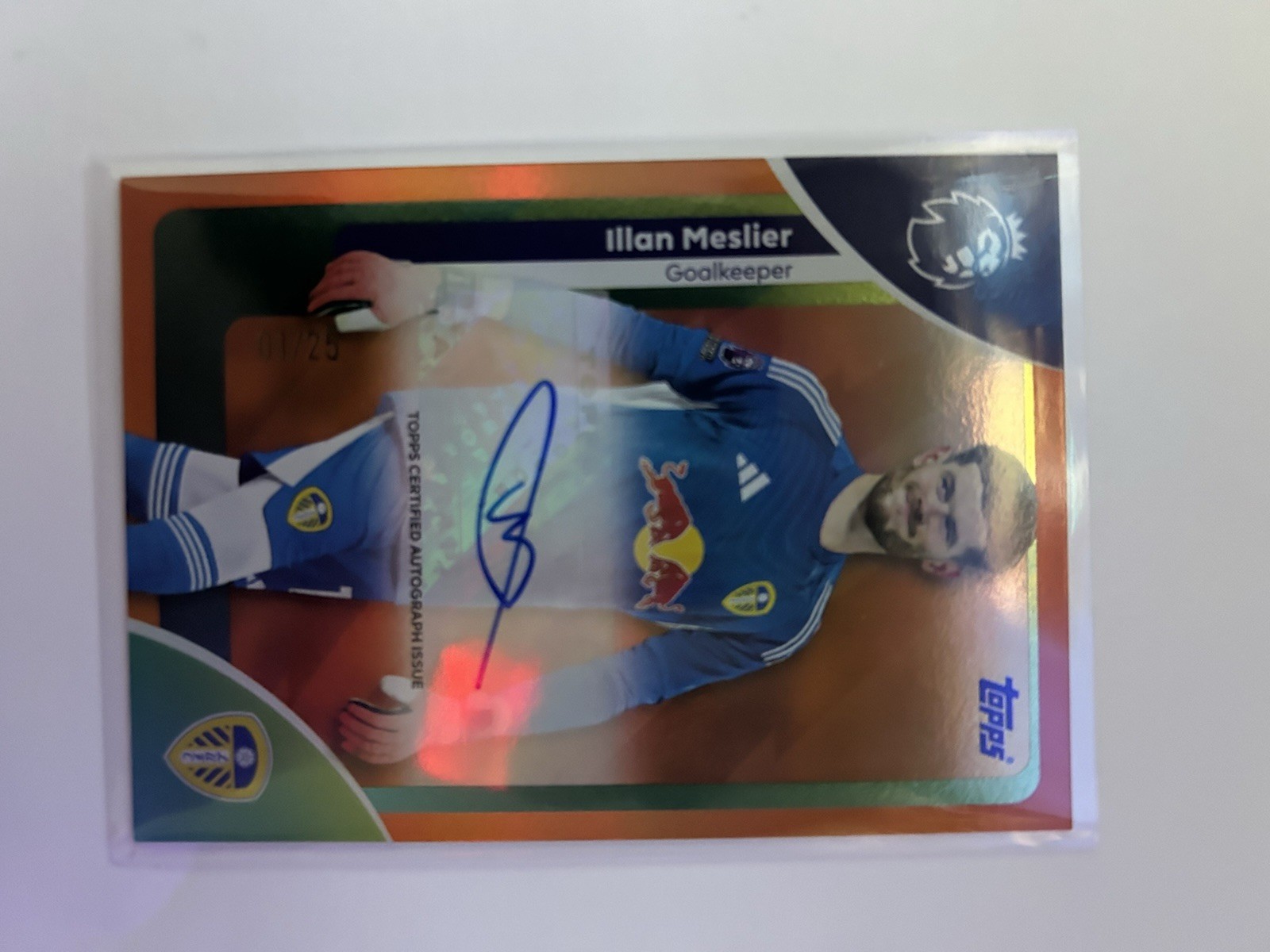 Topps 2026 Premier League Illan Meslier Leeds United Auto 1/25 Autograph Card for sale on Ebay