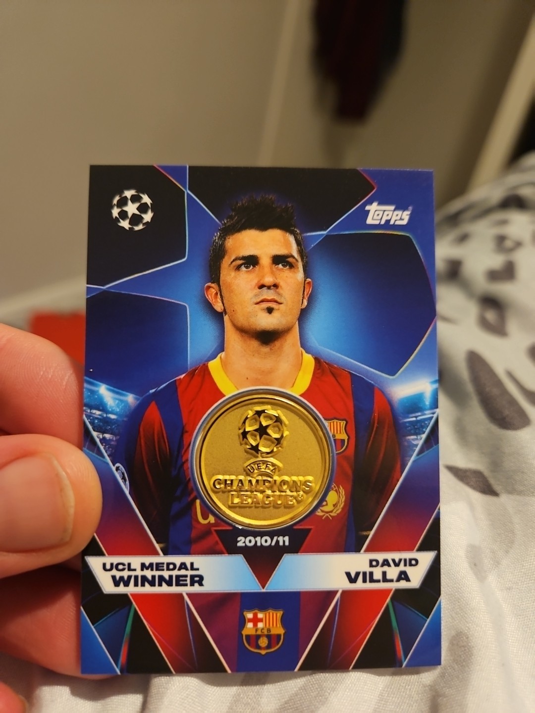 Match Attax 25/26 UCL Winners Medal David Villa UCLW-DW for sale on Ebay