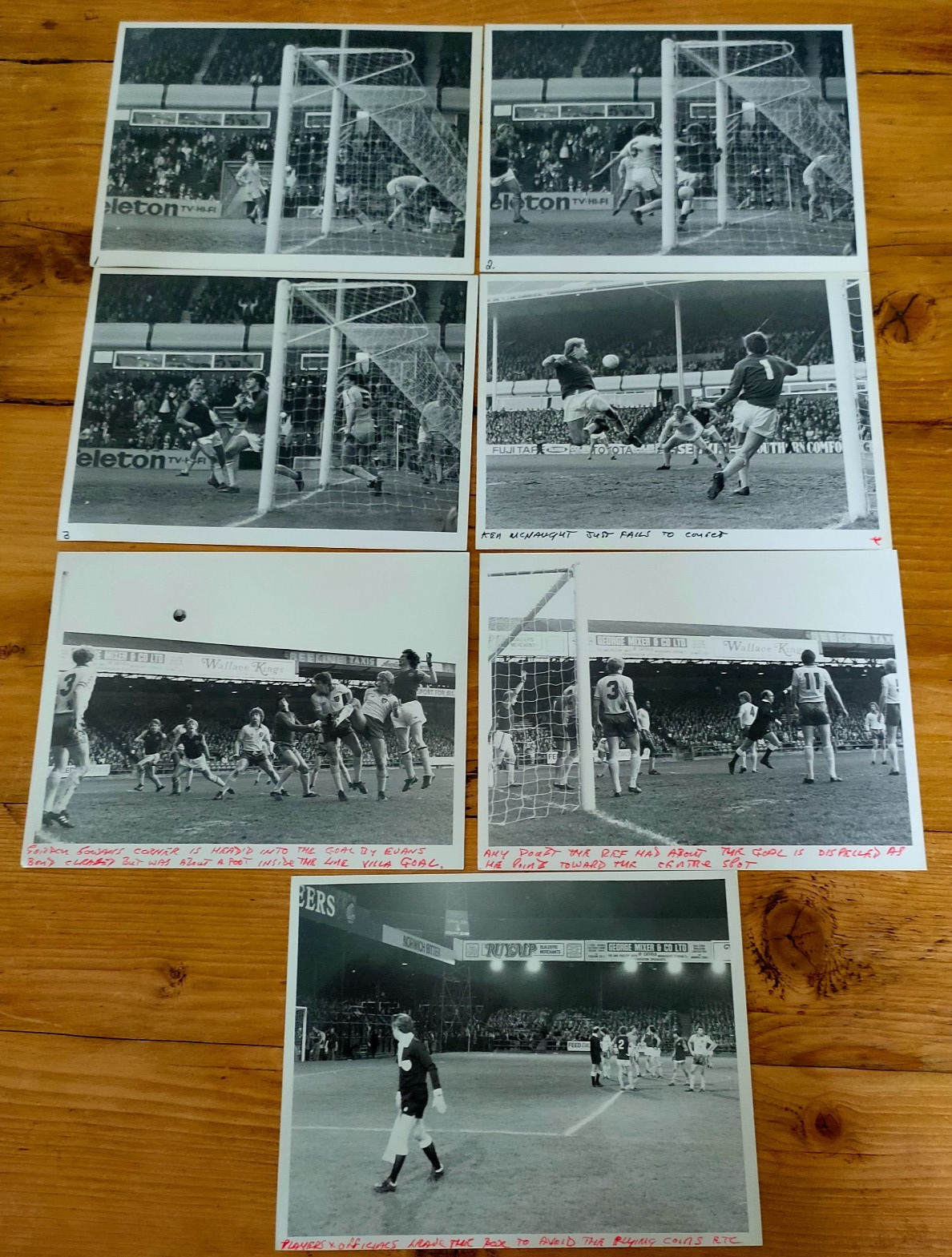 ASTON VILLA  V   LEEDS UTD.  /  NORWICH CITY   NOV. / DEC 1979 - 7  PRESS PHOTOS for sale on Ebay