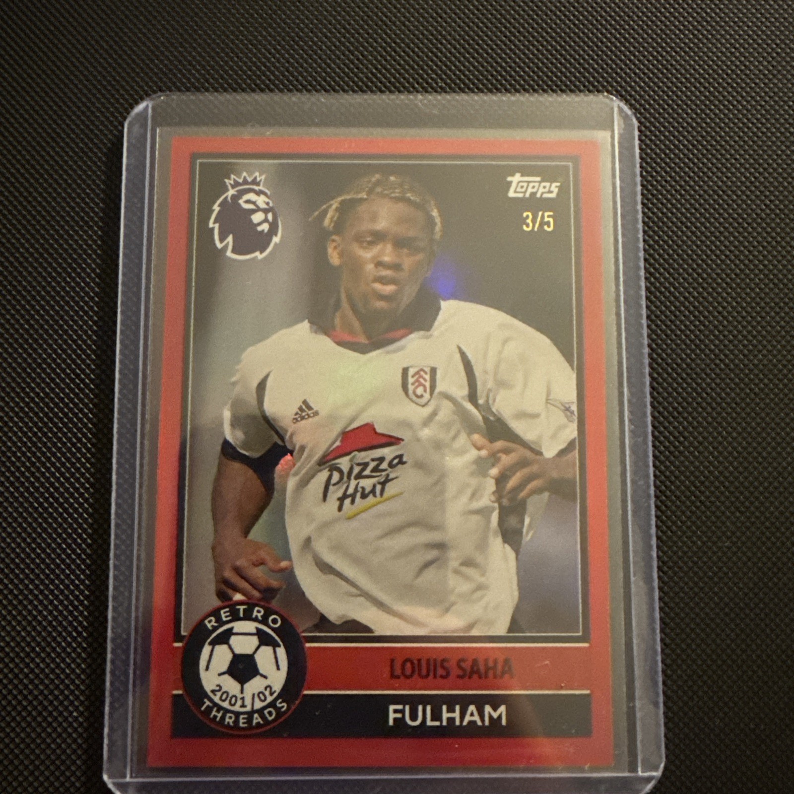 Topps Louis Saha Retro Threads 2025/2026 Premier League Fulham #3/5 for sale on Ebay