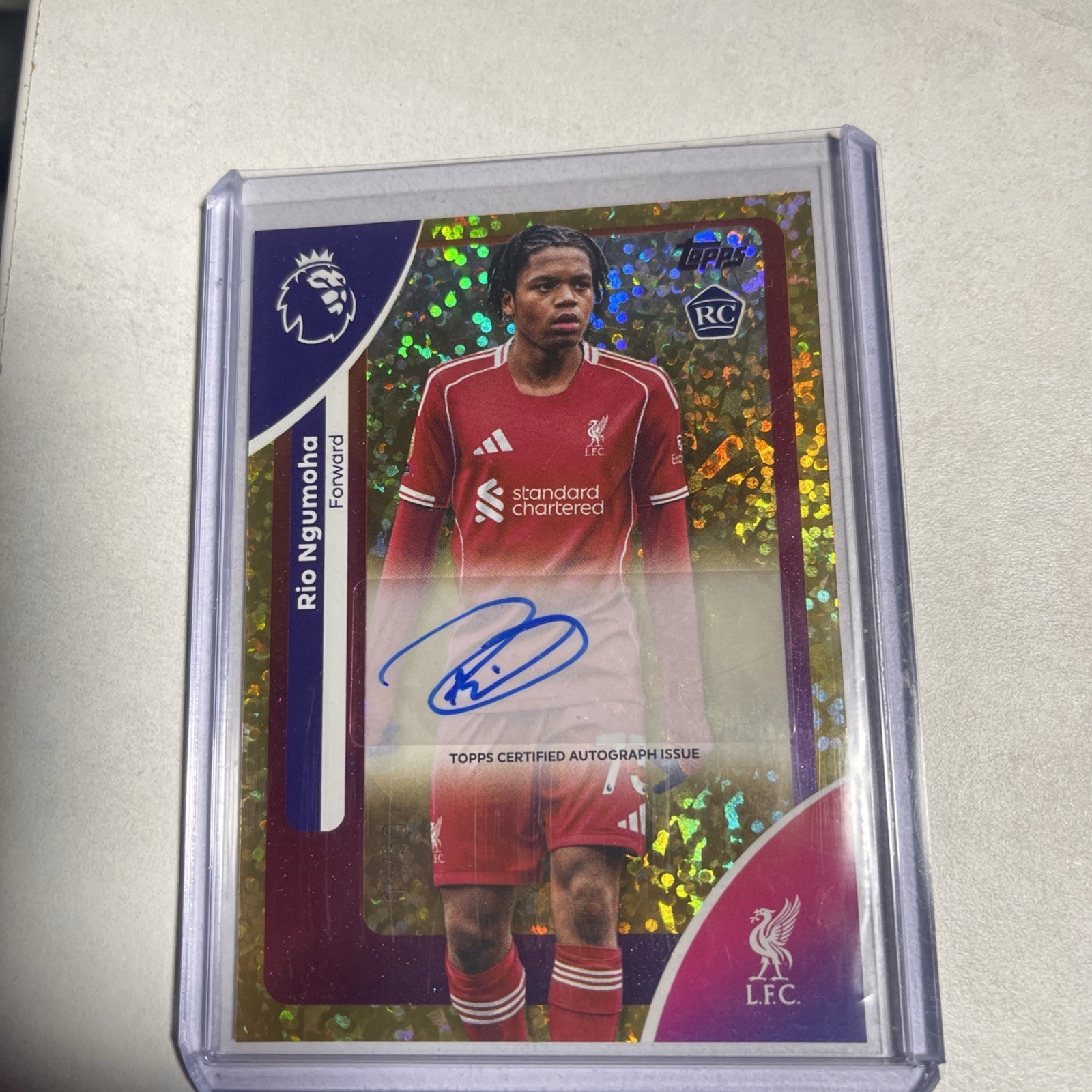 Topps Premier League 2025/26  5/50 Rio Ngumoha RC Rookie Card Liverpool *RARE* for sale on Ebay