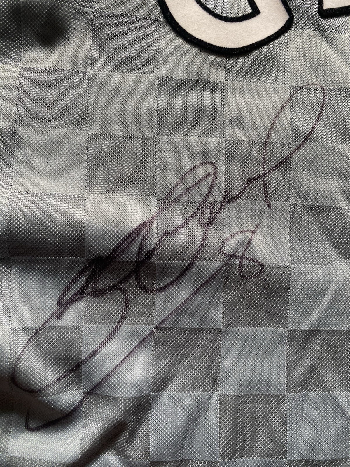 Steven Gerrard Liverpool FC Hand-Signed Shirt 2008-2010 Away Shirt for sale on Ebay
