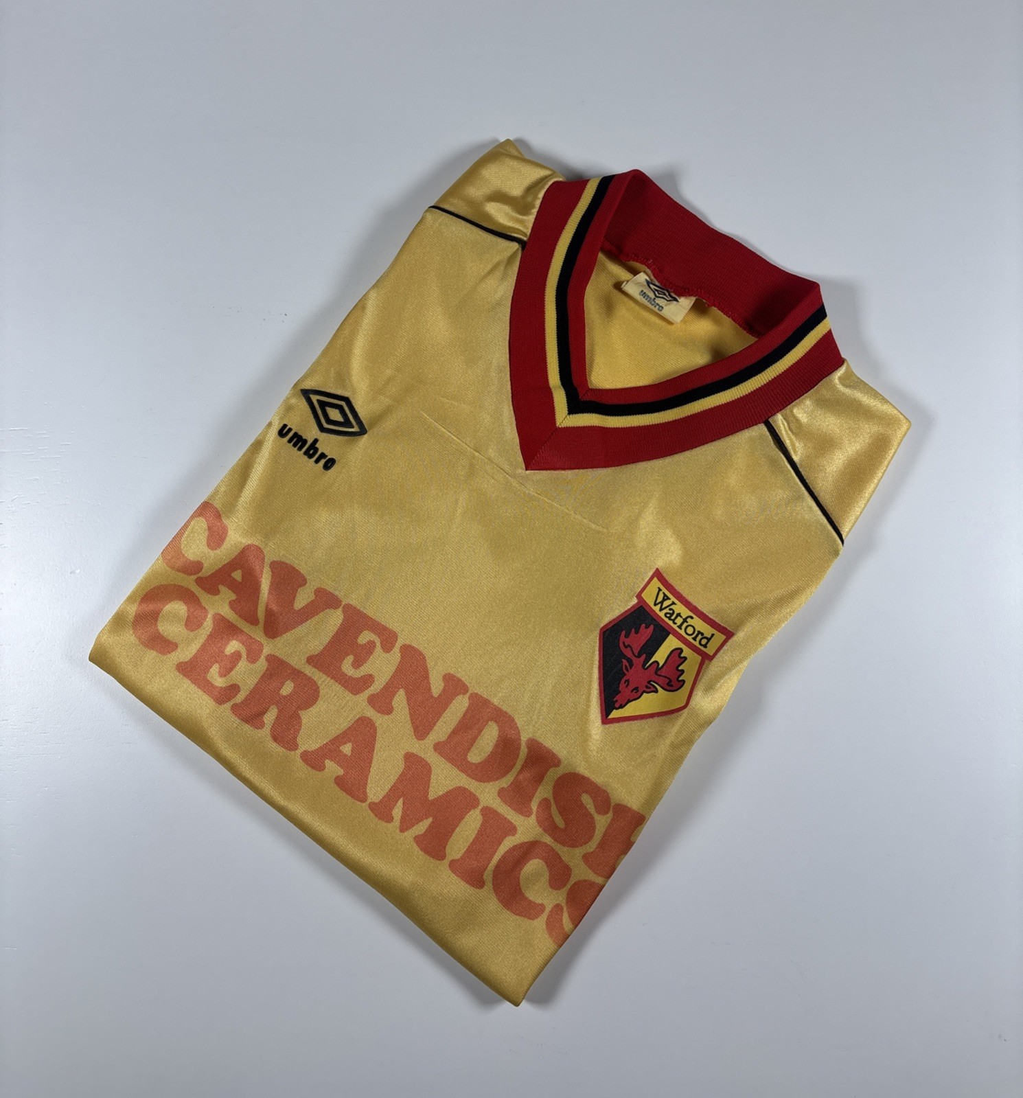Authentic Umbro Watford 1984-1985  Home Shirt. Size Medium. for sale on Ebay