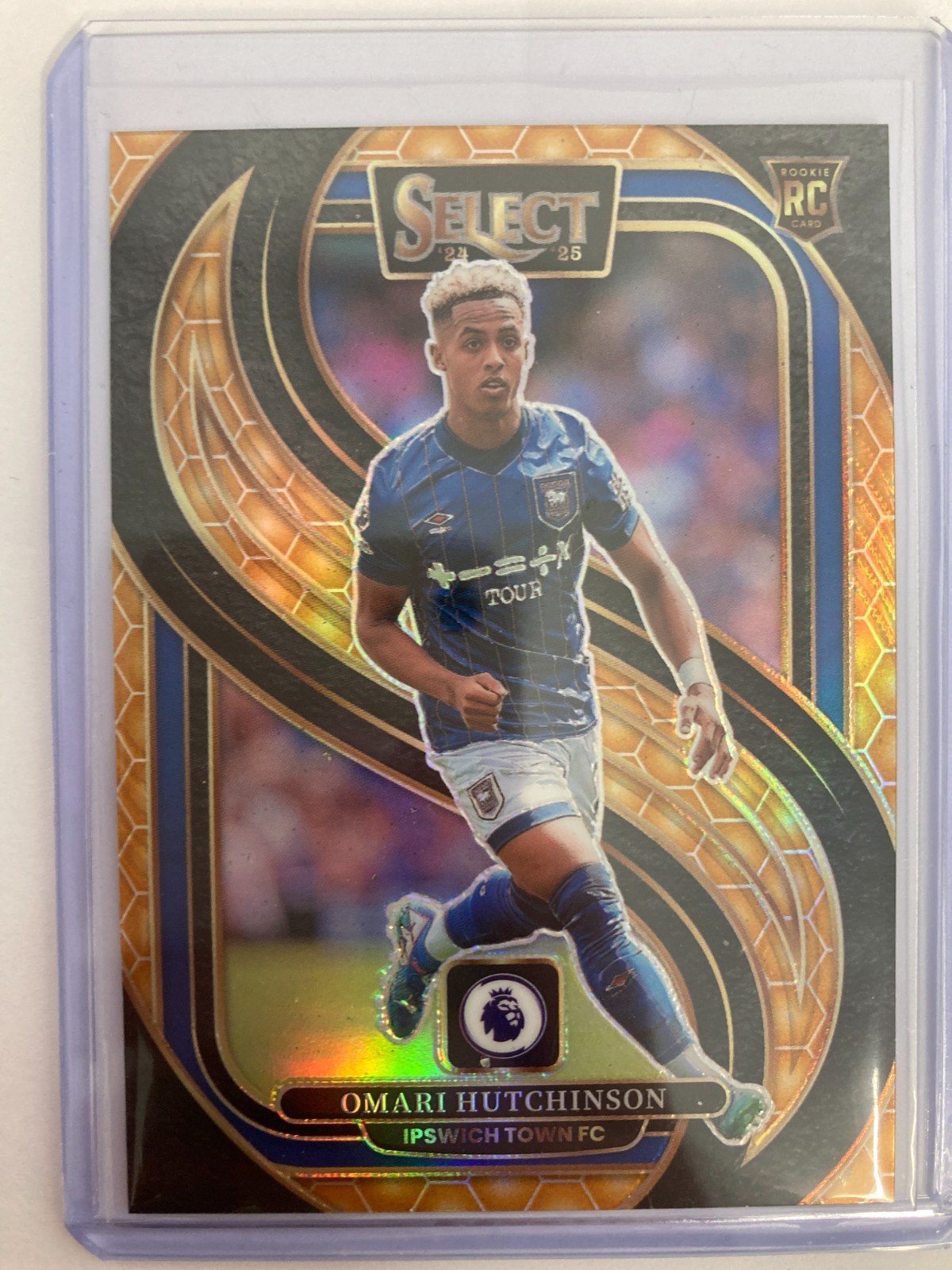 PANINI EPL SELECT 2024-25 OMARI HUTCHINSON IPSWICH TOWN HONEYCOMB RC . for sale on Ebay