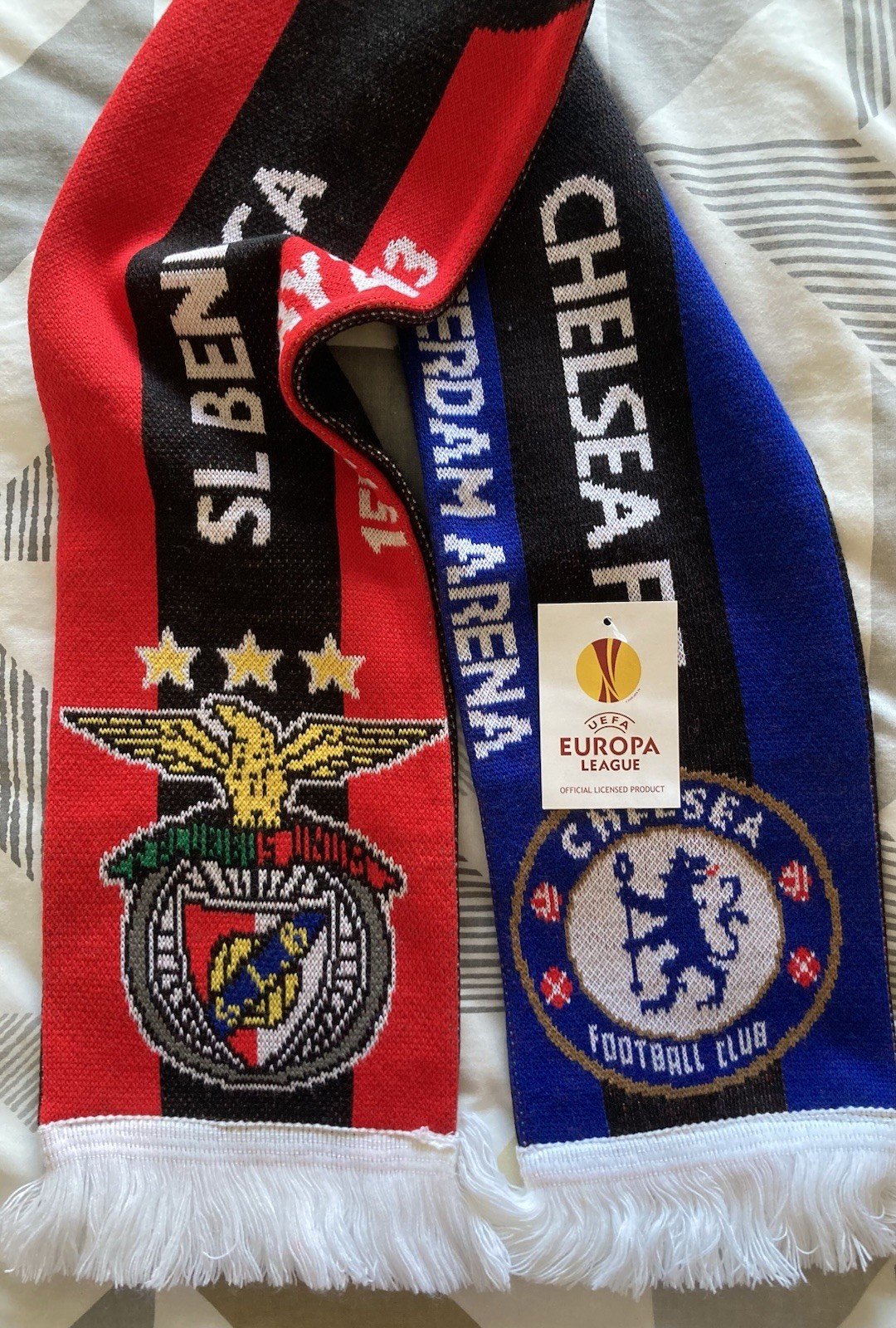 Chelsea Europa League Final Amsterdam 2013 Scarf BNWT for sale on Ebay