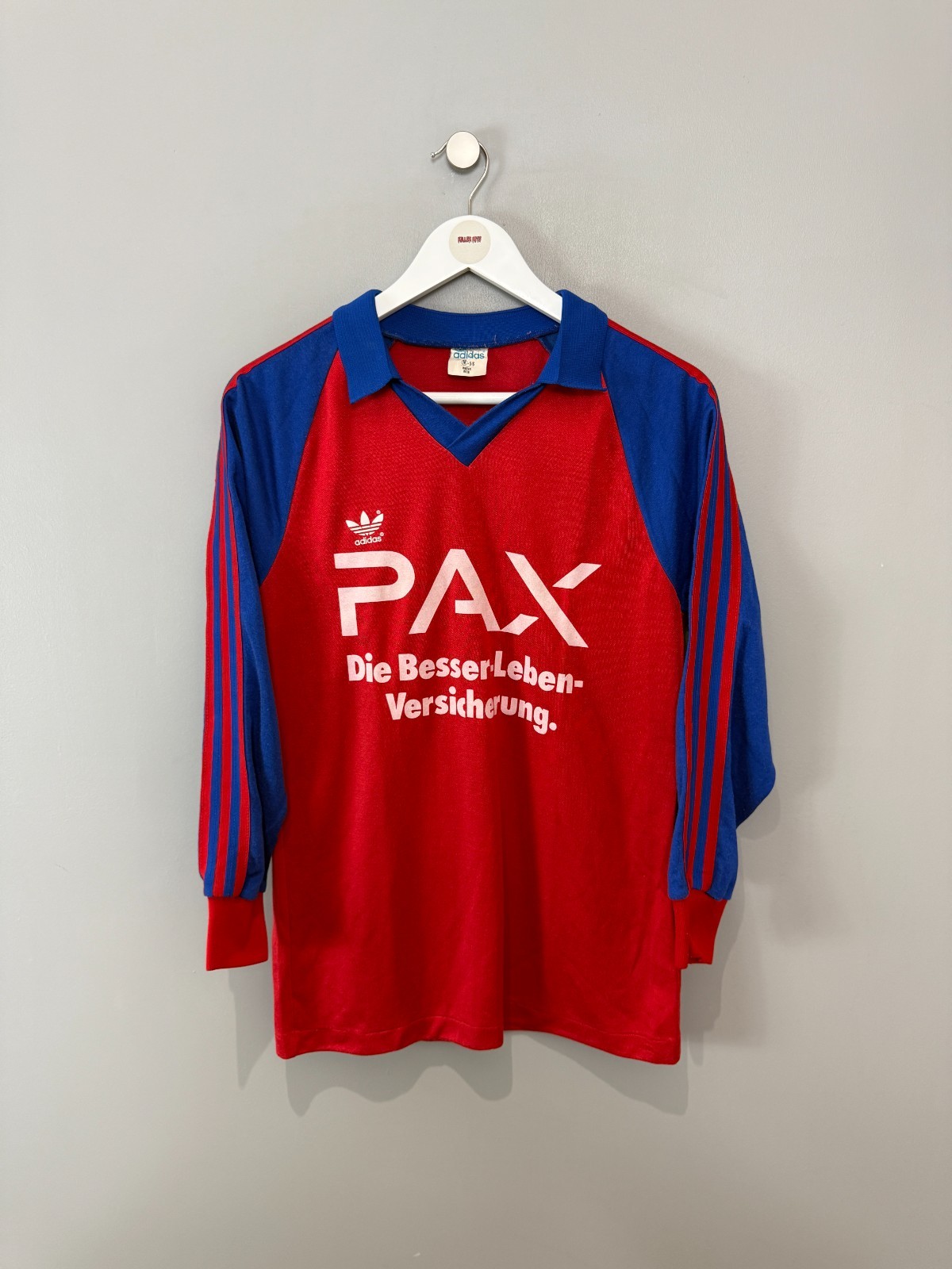 FC BASEL 1980/81 AWAY SHIRT  (size M)  ADIDAS ORIGINAL VINTAGE FOOTBALL SHIRT for sale on Ebay