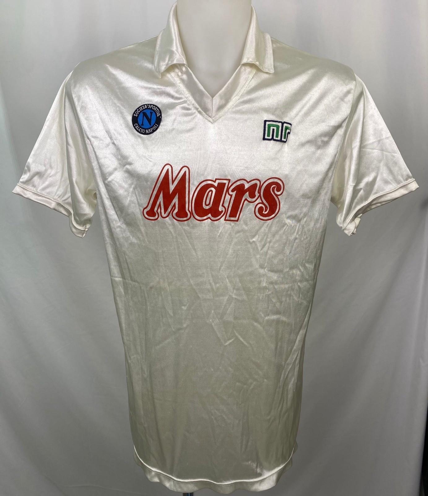 Maglia Calcio Napoli Vintage Camiseta N10 Maradona Mars Nr 1988/89 for sale on Ebay