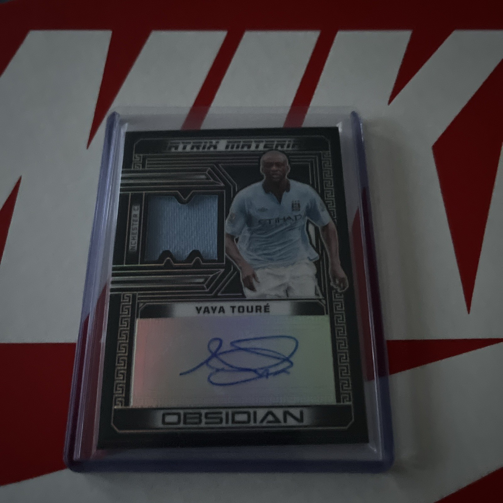 2023/24 Panini Obsidian Yaya Toure Patch Auto 31/75 Manchester City FC. for sale on Ebay