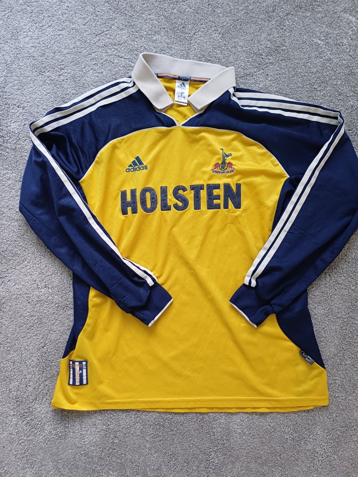Tottenham Spurs Shirt Authentic Adidas XL Long Sleeve RARE 6 for sale on Ebay