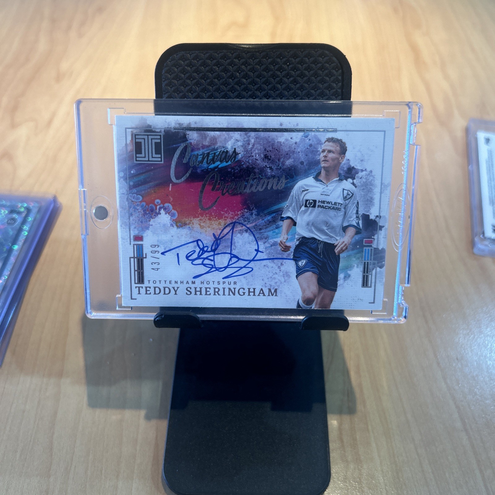 Teddy Sheringham Tottenham, England /99 On Card Auto 2024-5 Impeccable for sale on Ebay