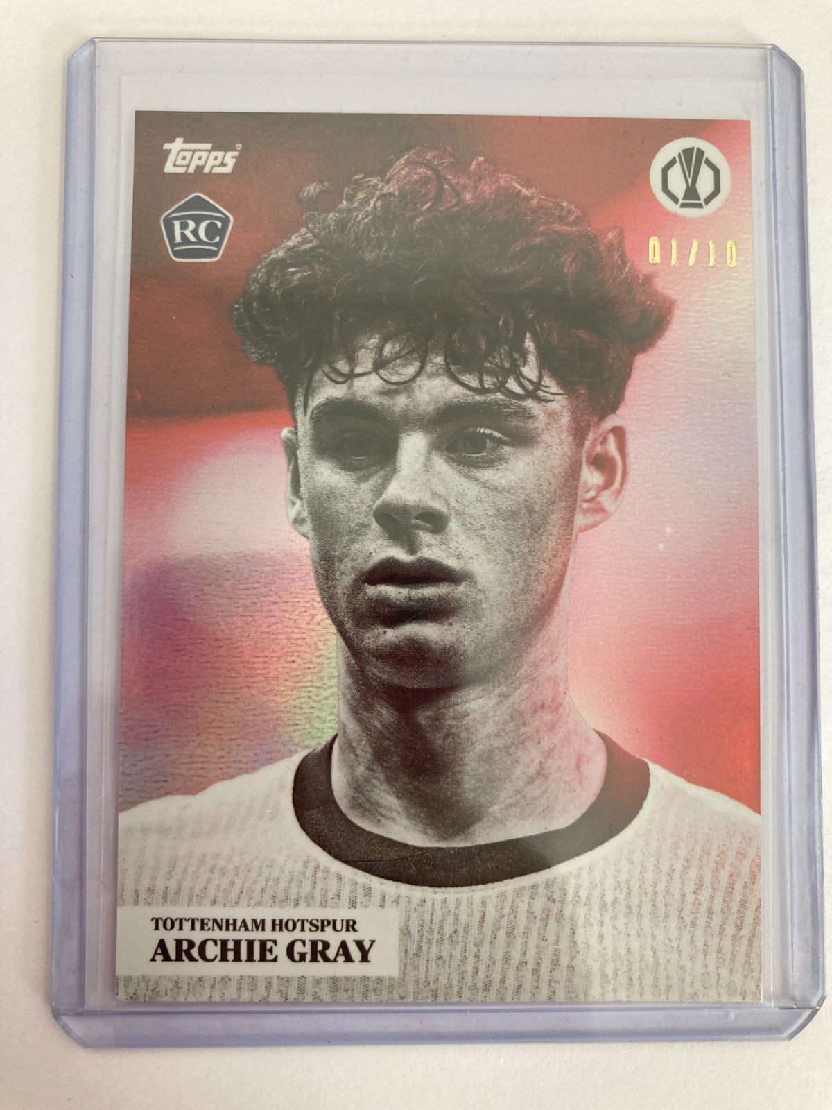 TOPPS SIMPLICIDAD 2025 ARCHIE GRAY TOTTENHAM HOTSPUR PINK PARALLEL 001/010. for sale on Ebay