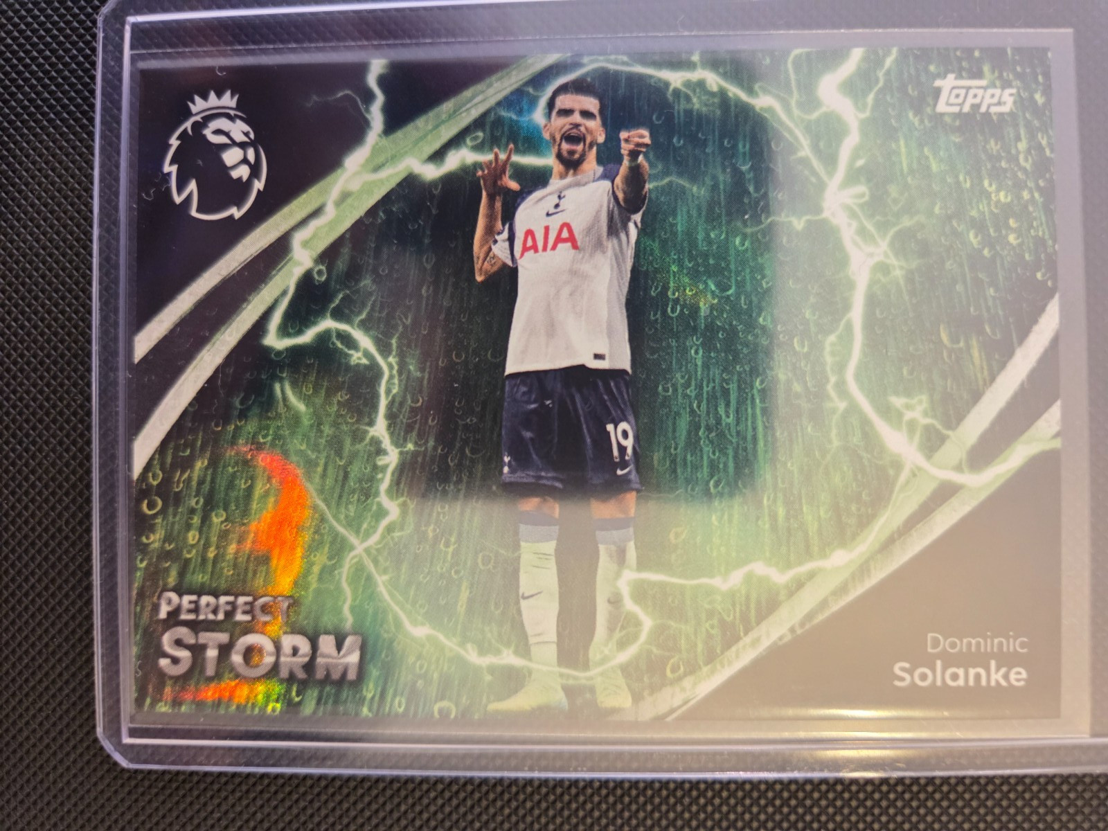 Dominic Solanke Perfect Storm SSP Topps Premier League 25/26 Tottenham Hotspur for sale on Ebay