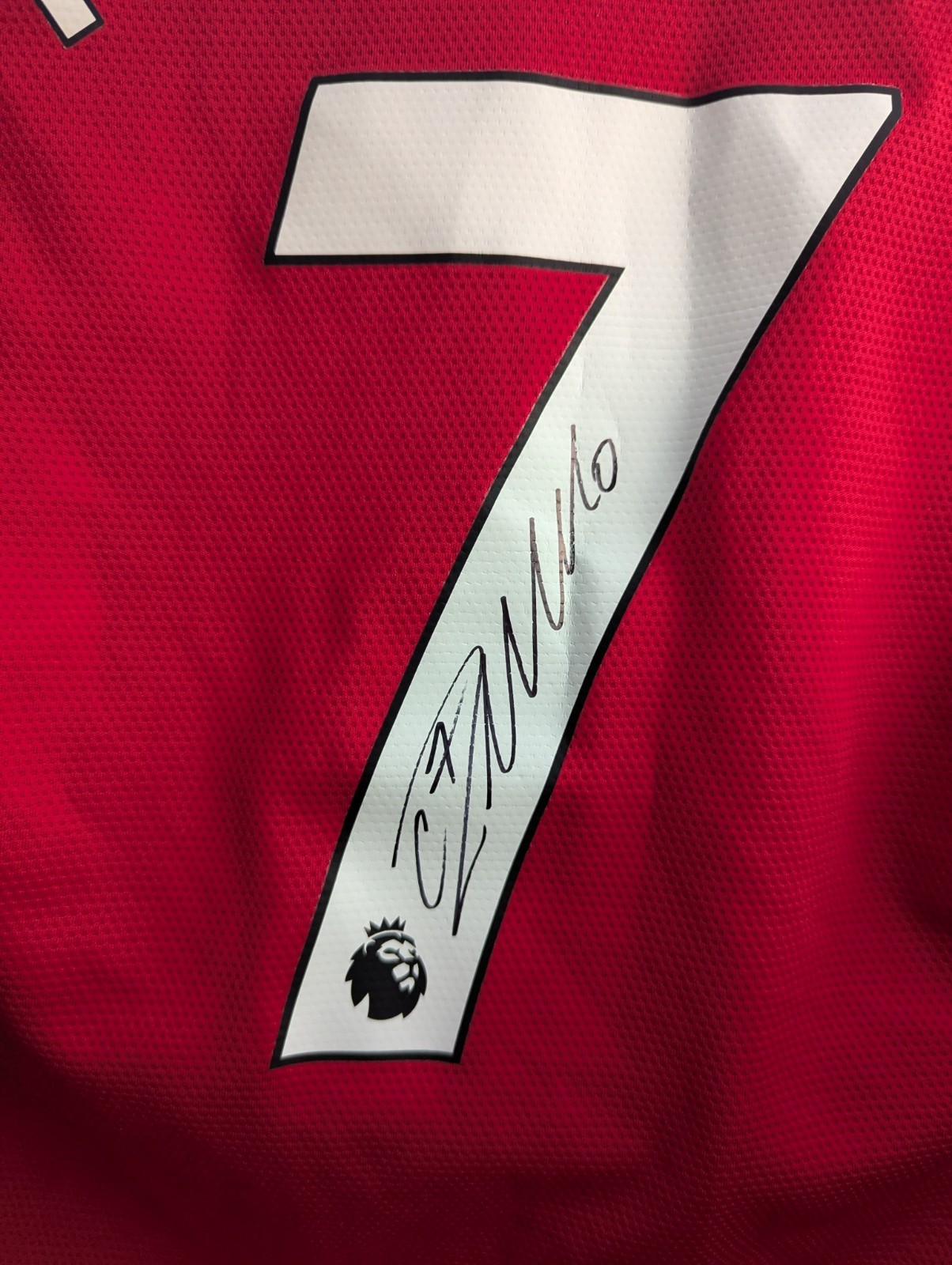 Hand Signed Cristiano Ronaldo Manchester United Shirt for sale on Ebay